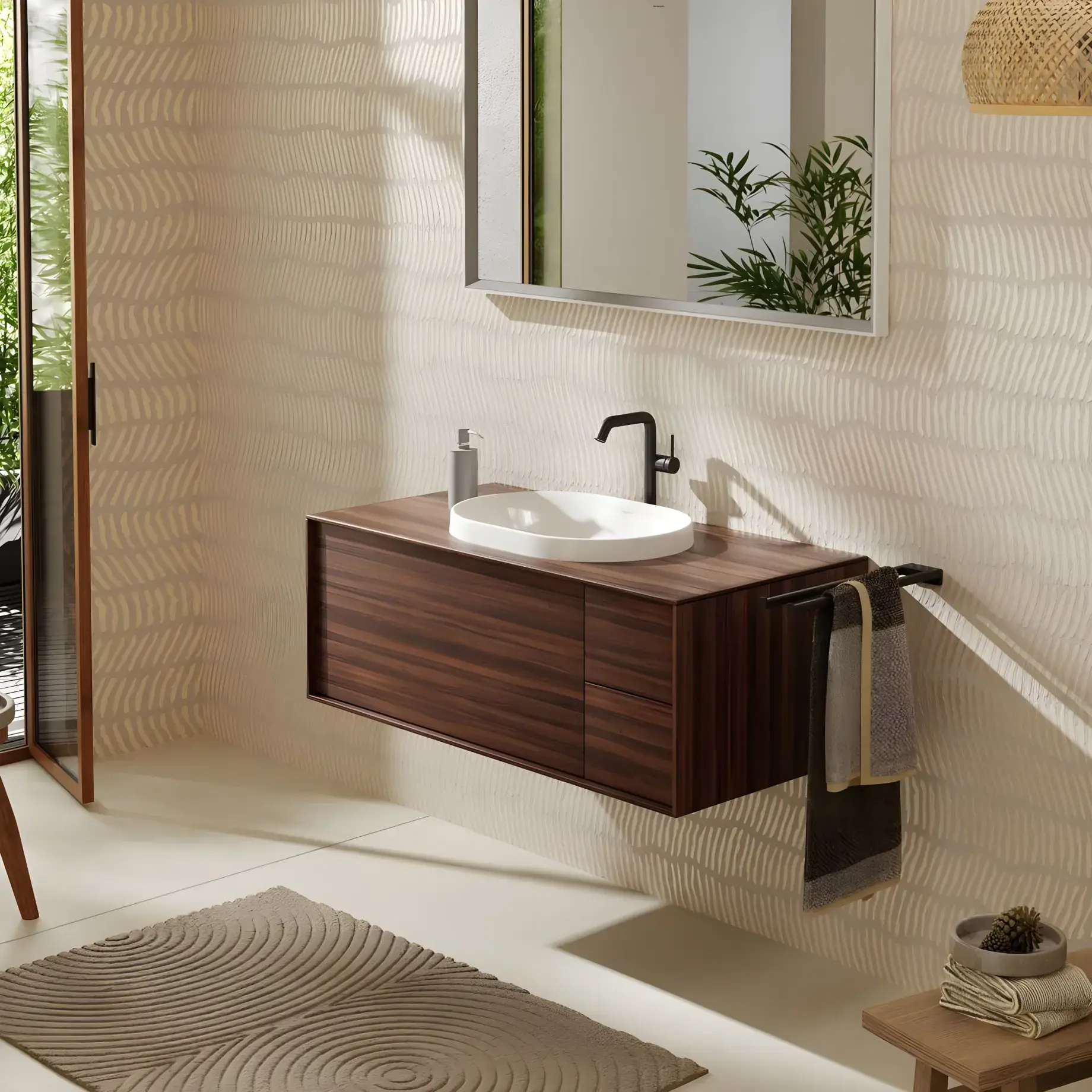 Умивальник Xuniva U Hansgrohe 61062450 — вид згори