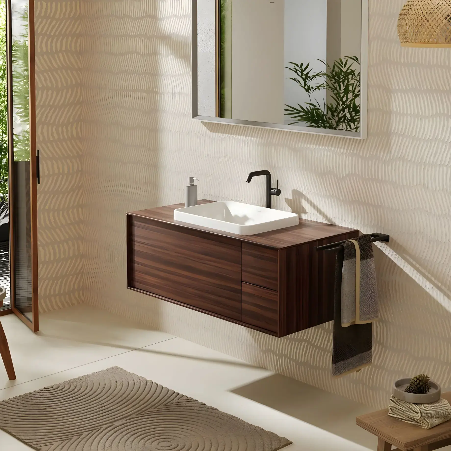 Умивальник Xuniva D Hansgrohe 61066450 — вид згори
