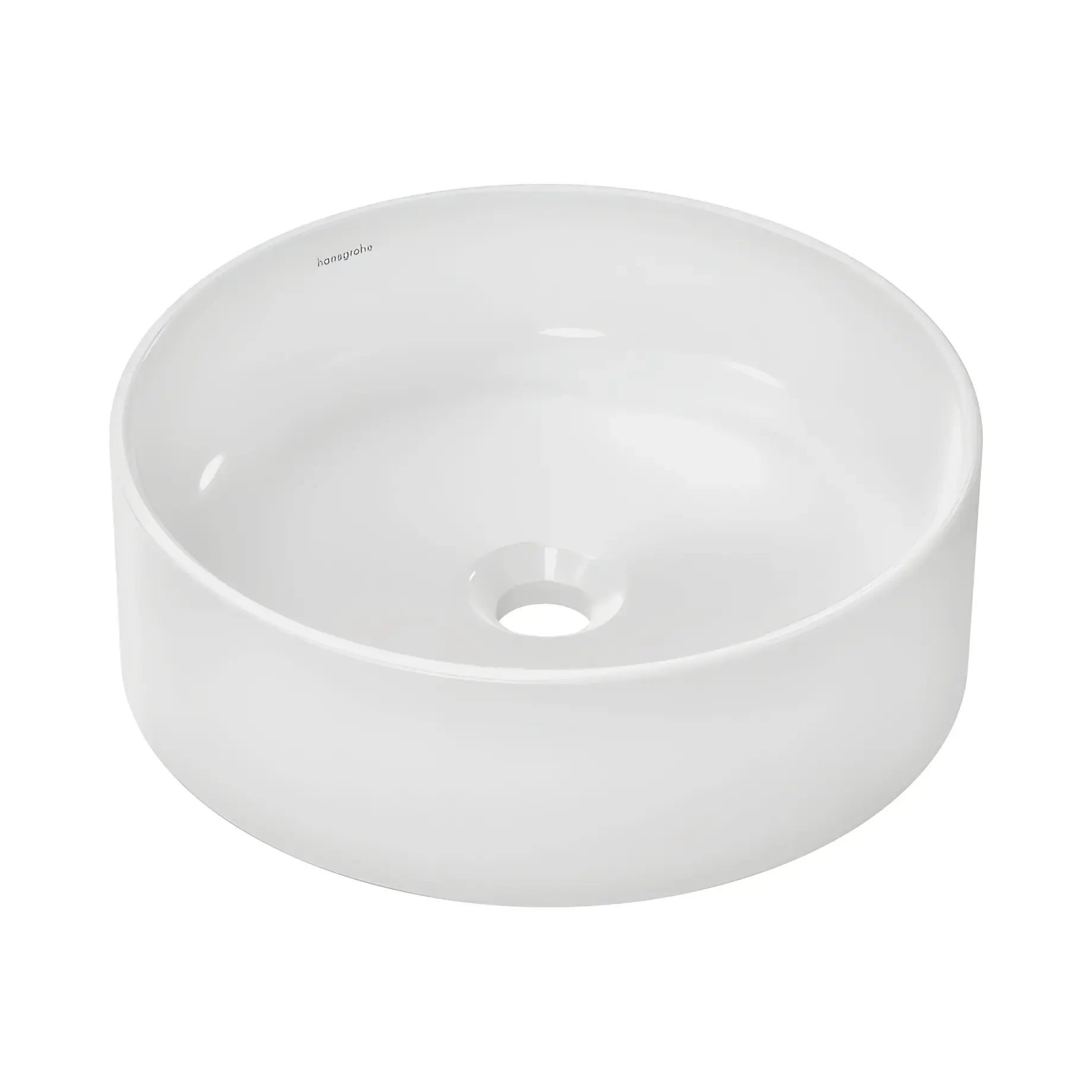 Умивальник Xuniva S Hansgrohe 61071450 White 40 х 40 см — вид на білому тлі