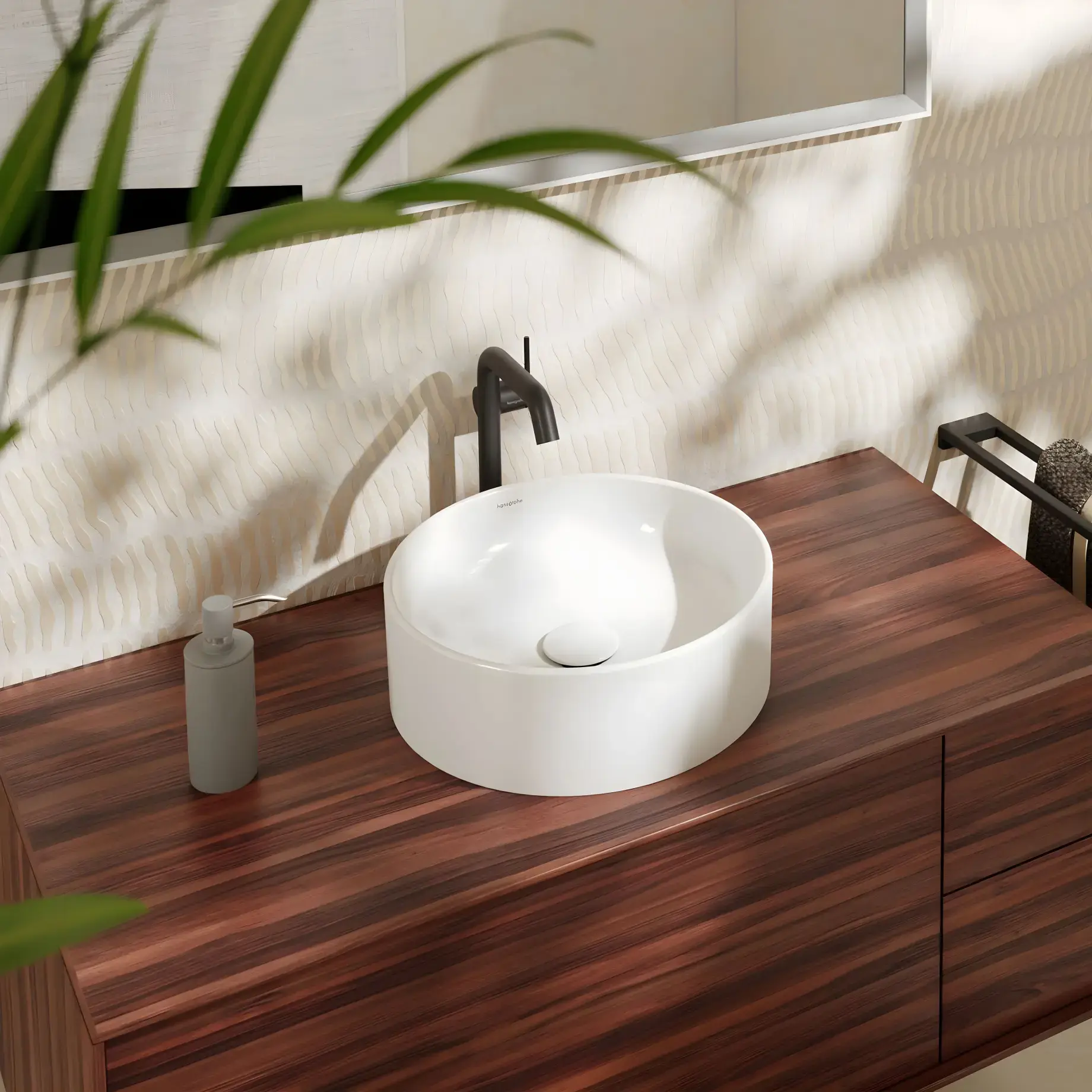 Умивальник Xuniva S Hansgrohe 61071450 — вид спереду