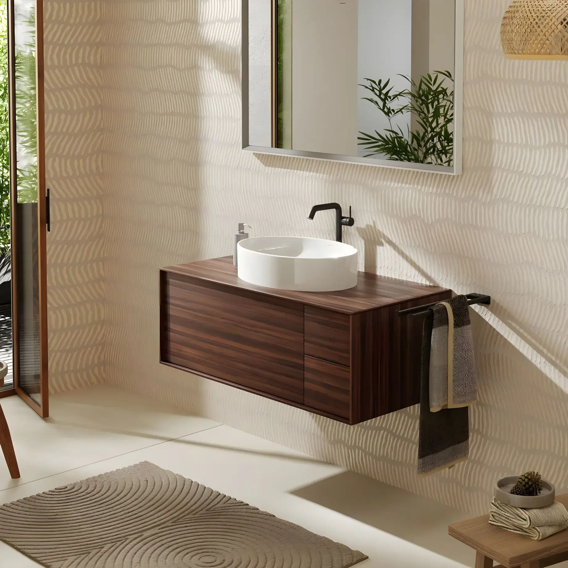 Умивальник Xuniva D Hansgrohe 61072450 — вид згори