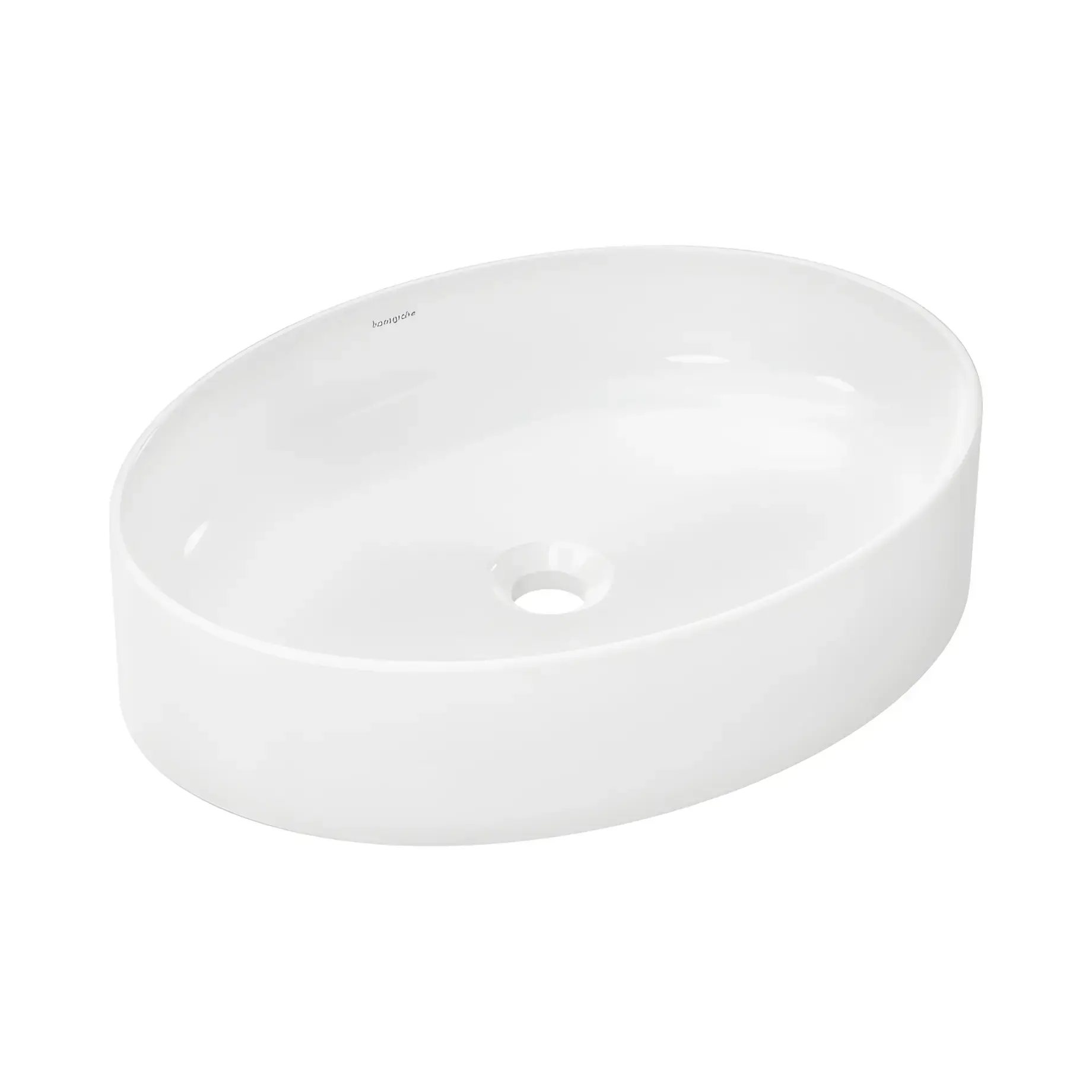 Умивальник Xuniva D Hansgrohe 61072450 White 55 х 40 см — вид на білому тлі