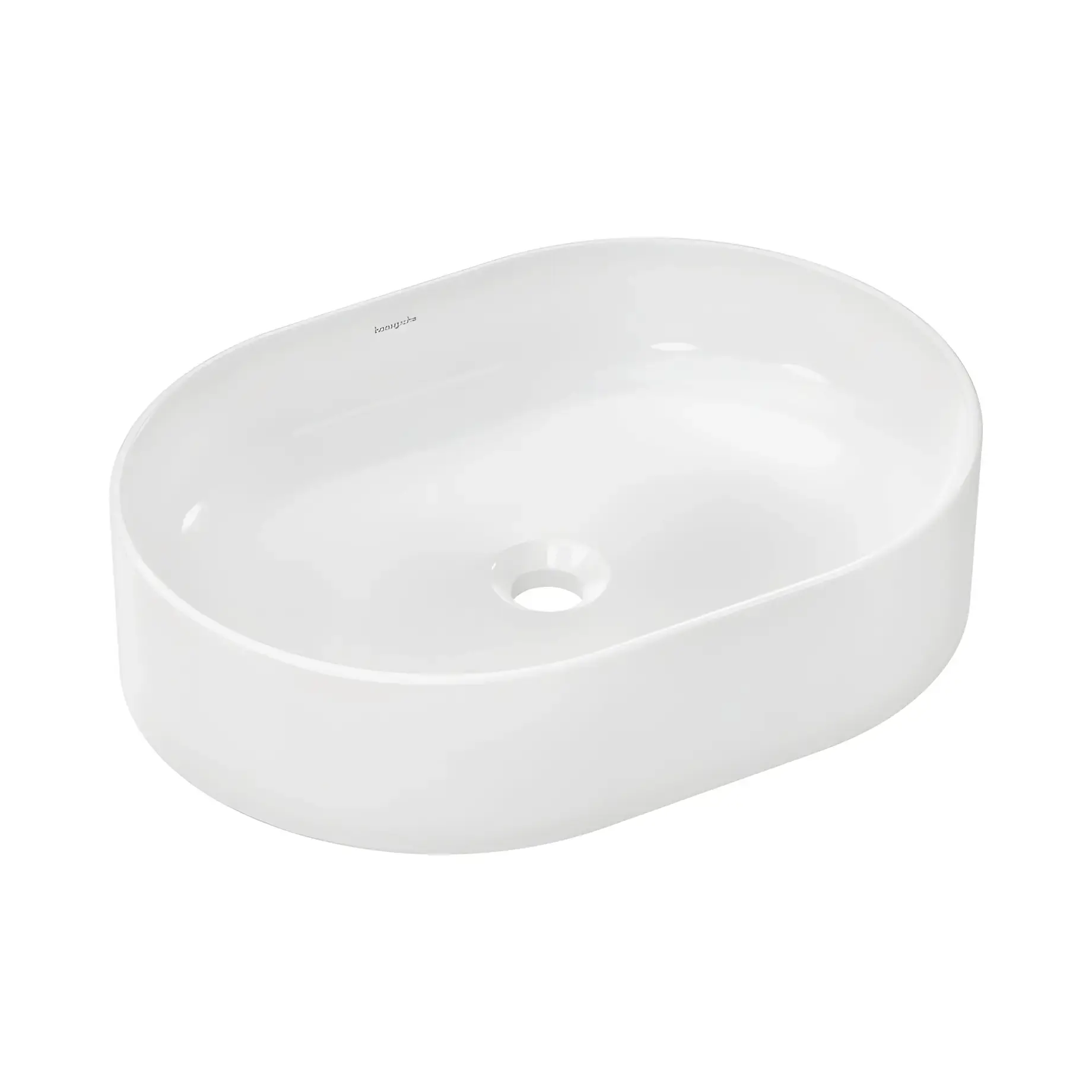 Умивальник Xuniva U Hansgrohe 61073450 White 55 х 40 см — вид на білому тлі