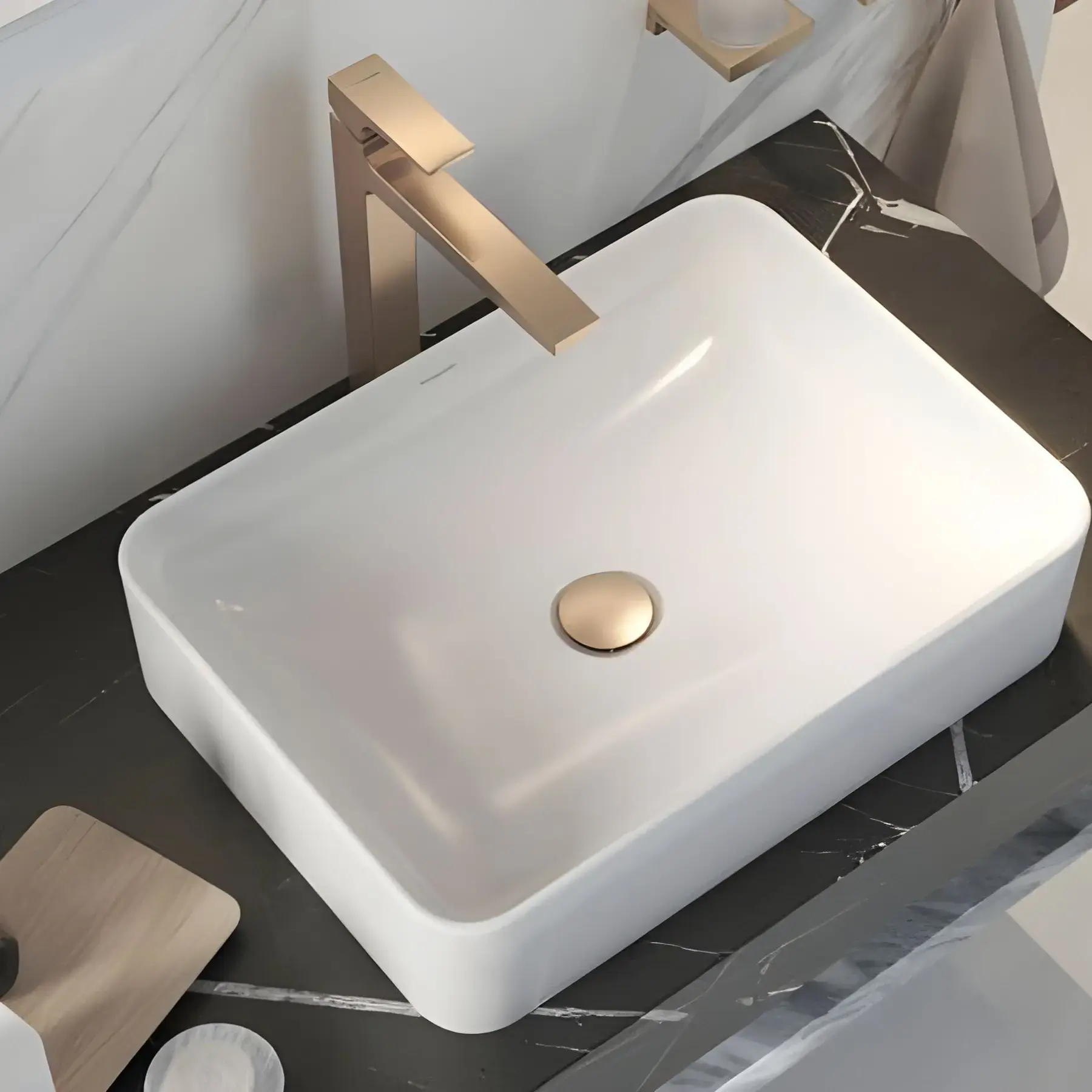 Умивальник Xuniva Q Hansgrohe 61075450 — вид спереду