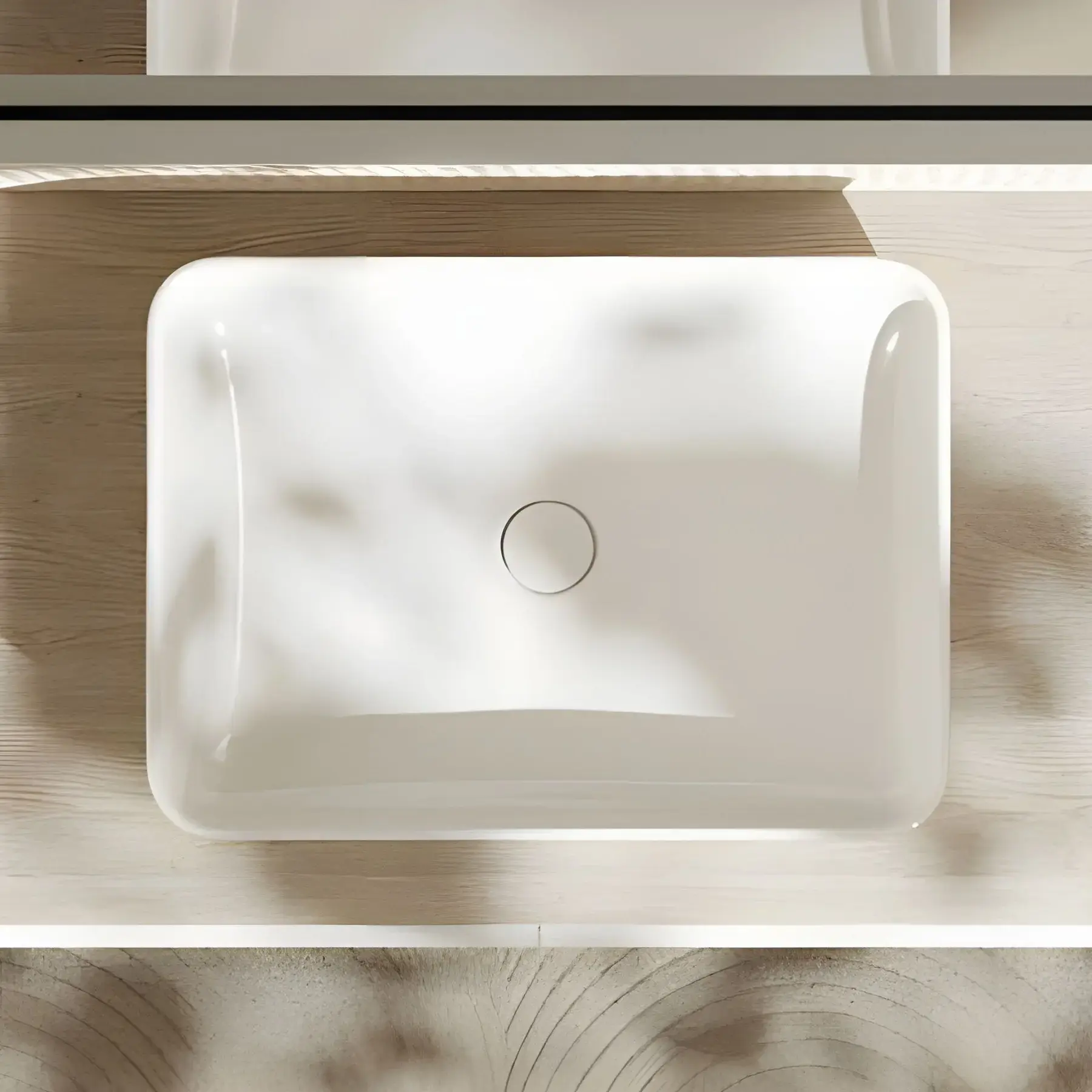 Умивальник Xuniva Q Hansgrohe 61075450 — вид ззаду