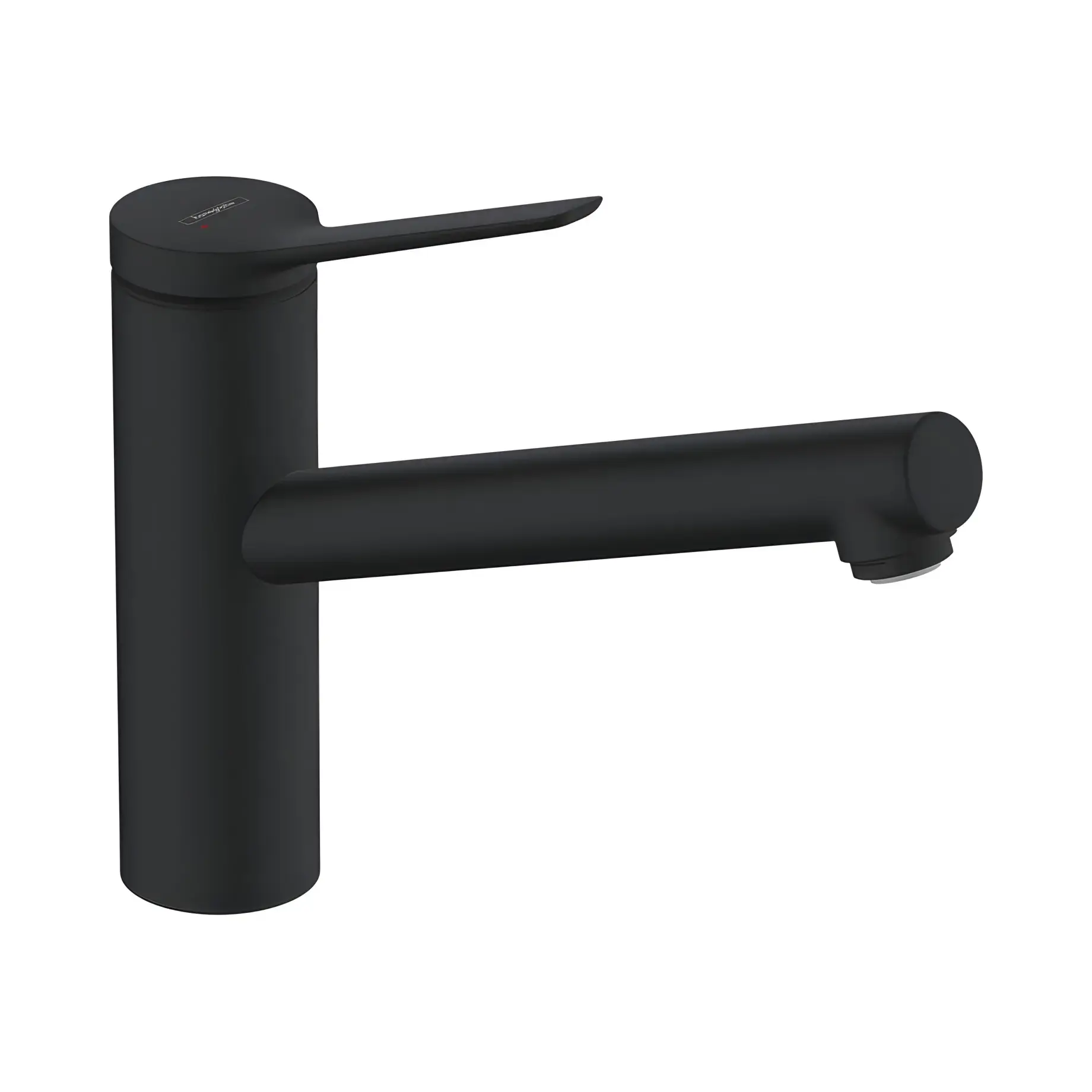 Змішувач для кухні Zesis M33 Hansgrohe 74802670 Matt Black — вид на білому тлі