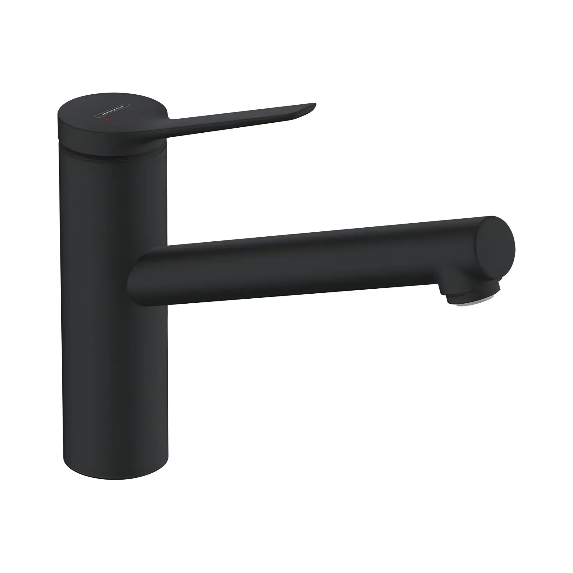 Змішувач для кухні Zesis M33 Hansgrohe 74806670 Matt Black — вид на білому тлі