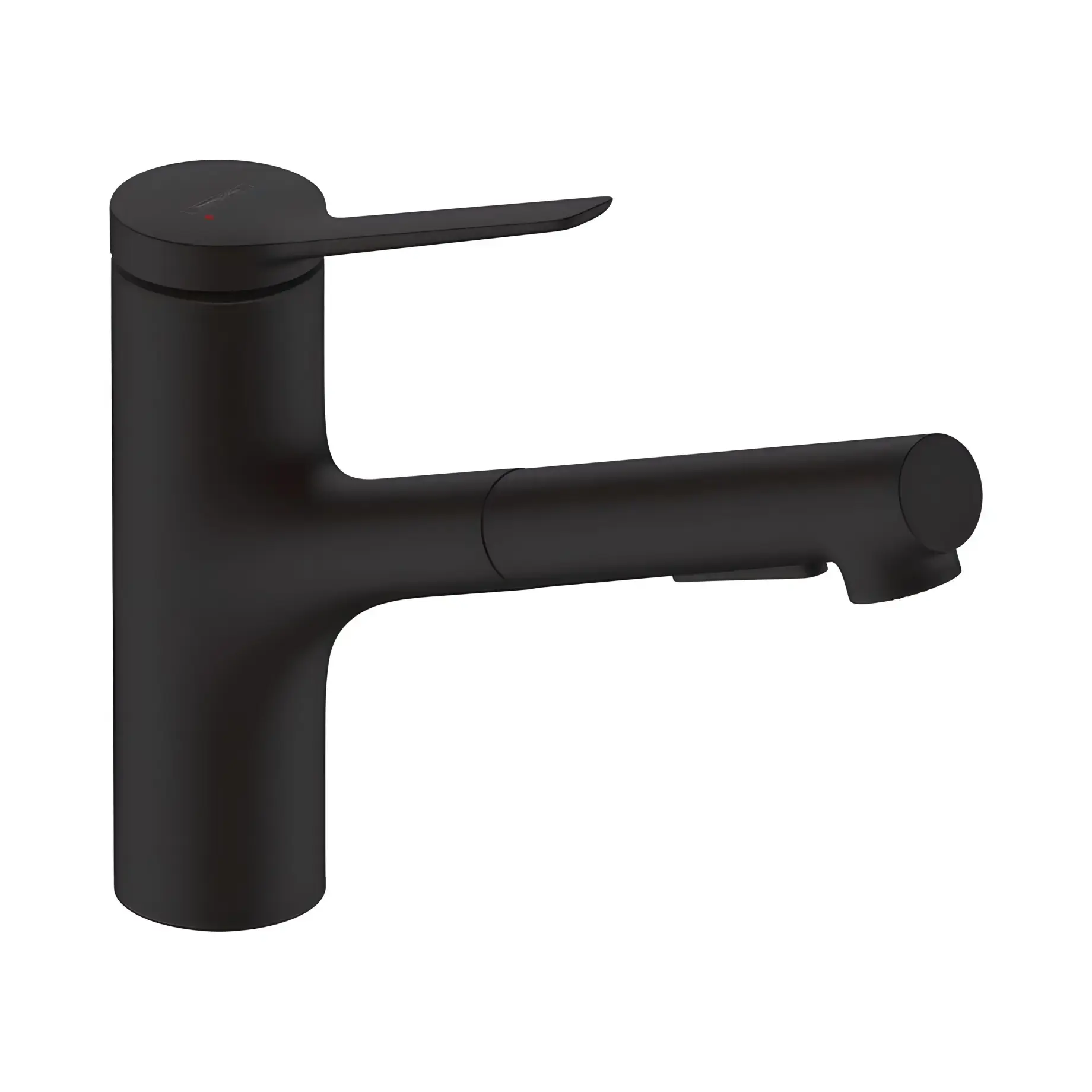 Змішувач для кухні Zesis M33 Hansgrohe 74820670 Matt Black — вид на білому тлі