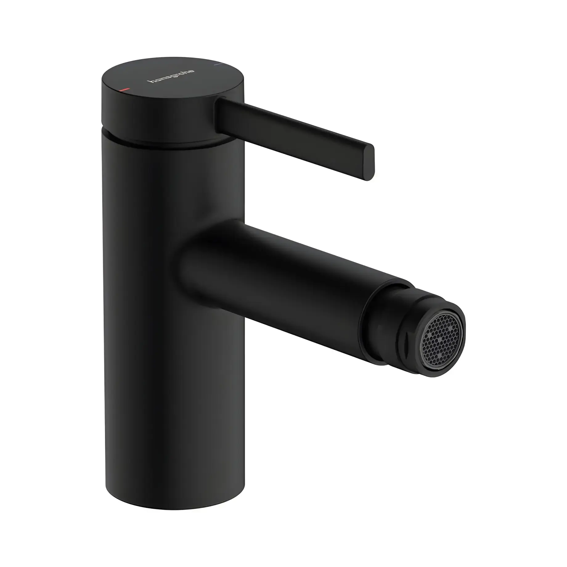 Змішувач для біде Zesis S Hansgrohe 74201670 Matt Black — вид на білому тлі