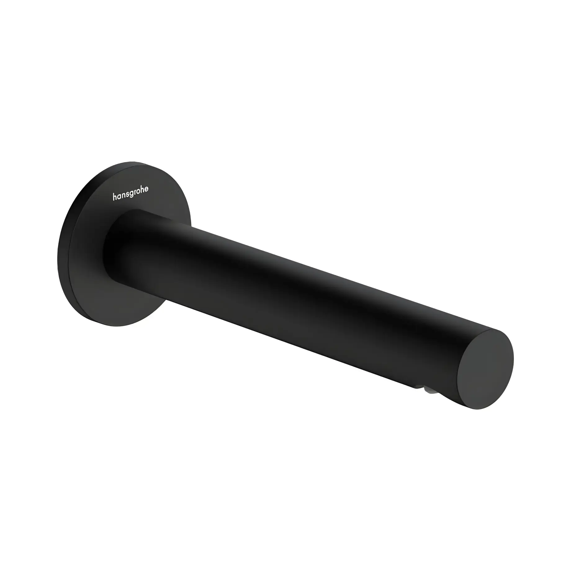 Вилив Zesis S Hansgrohe 74410670 Matt Black — вид на білому тлі