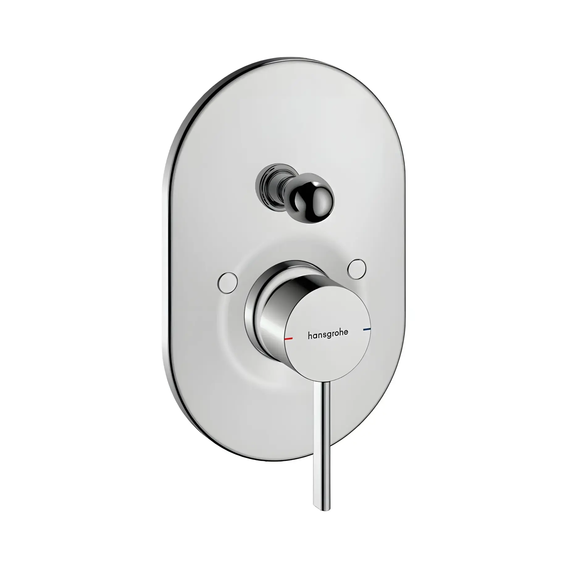 Змішувач для ванни та душу Zesis S Hansgrohe 74417000 Chrome — вид на білому тлі