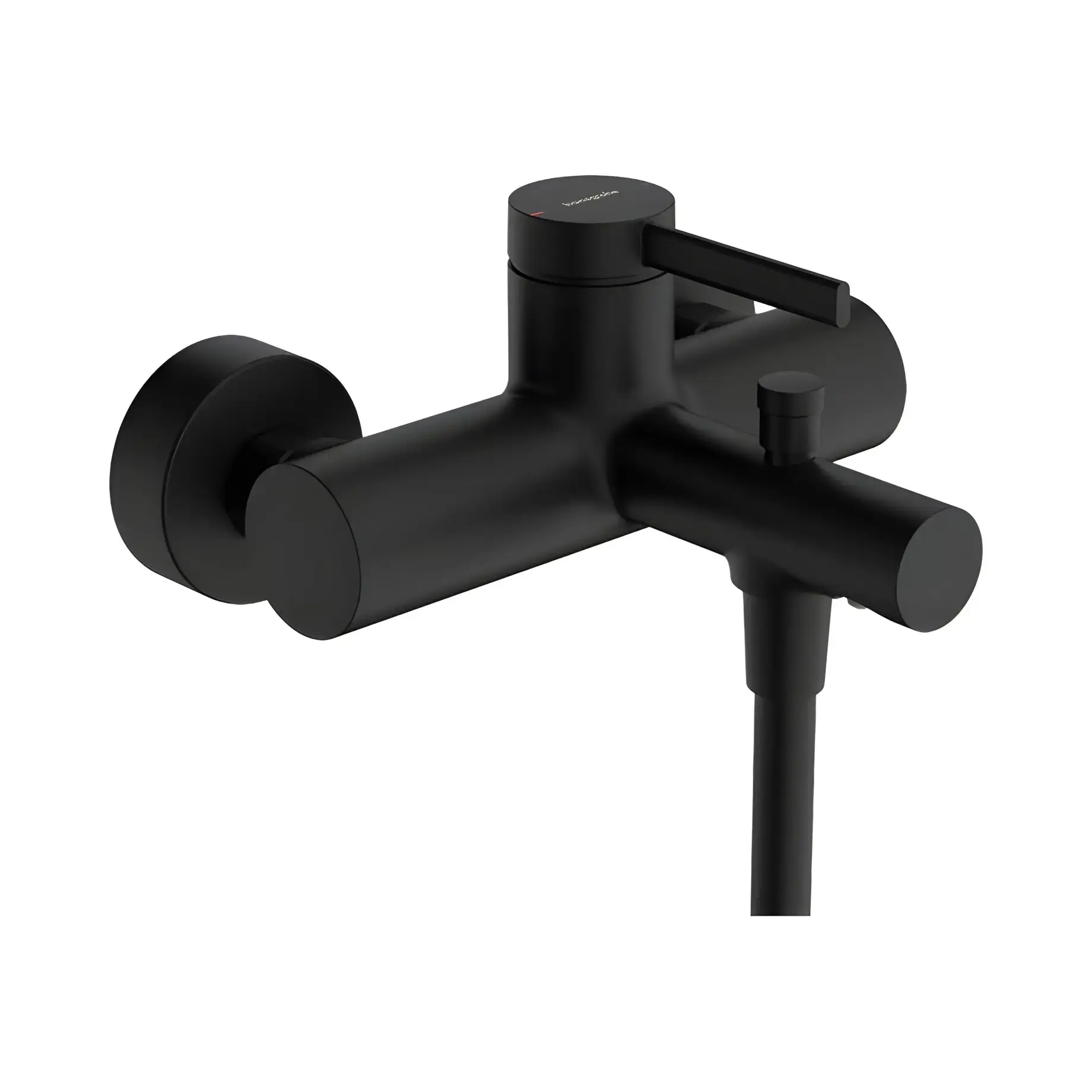 Змішувач для ванни Zesis S Hansgrohe 74420670 Matt Black — вид на білому тлі