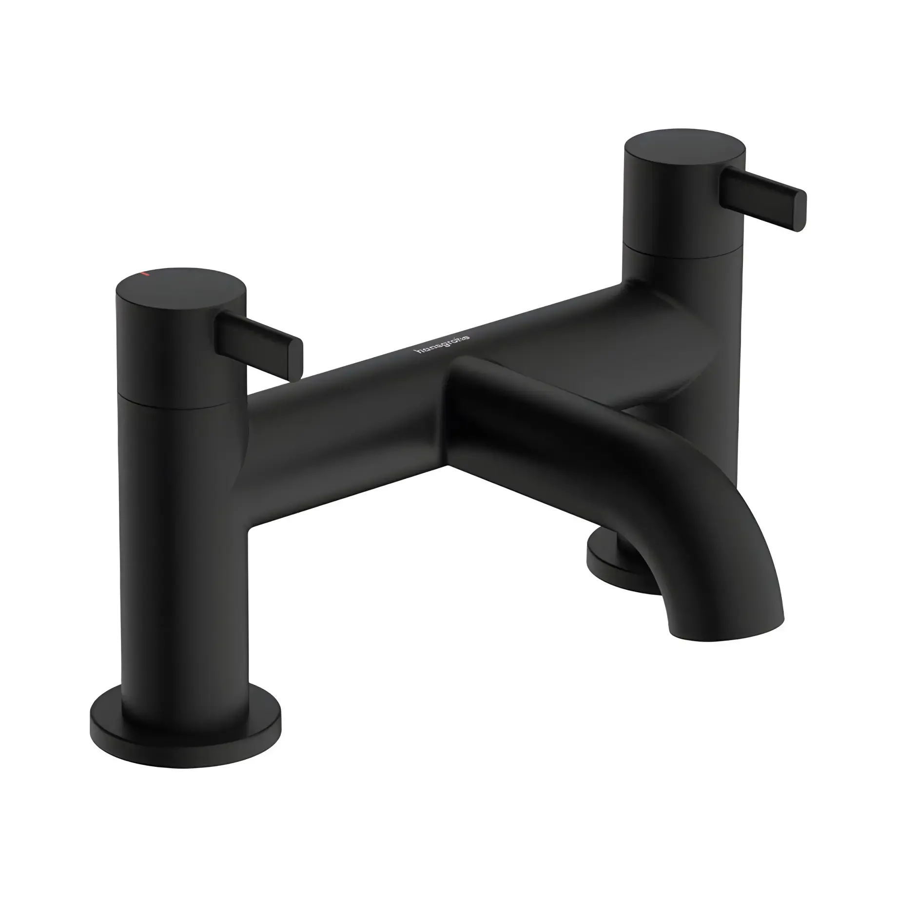 Змішувач для ванни Zesis S Hansgrohe 74423670 Matt Black — вид на білому тлі