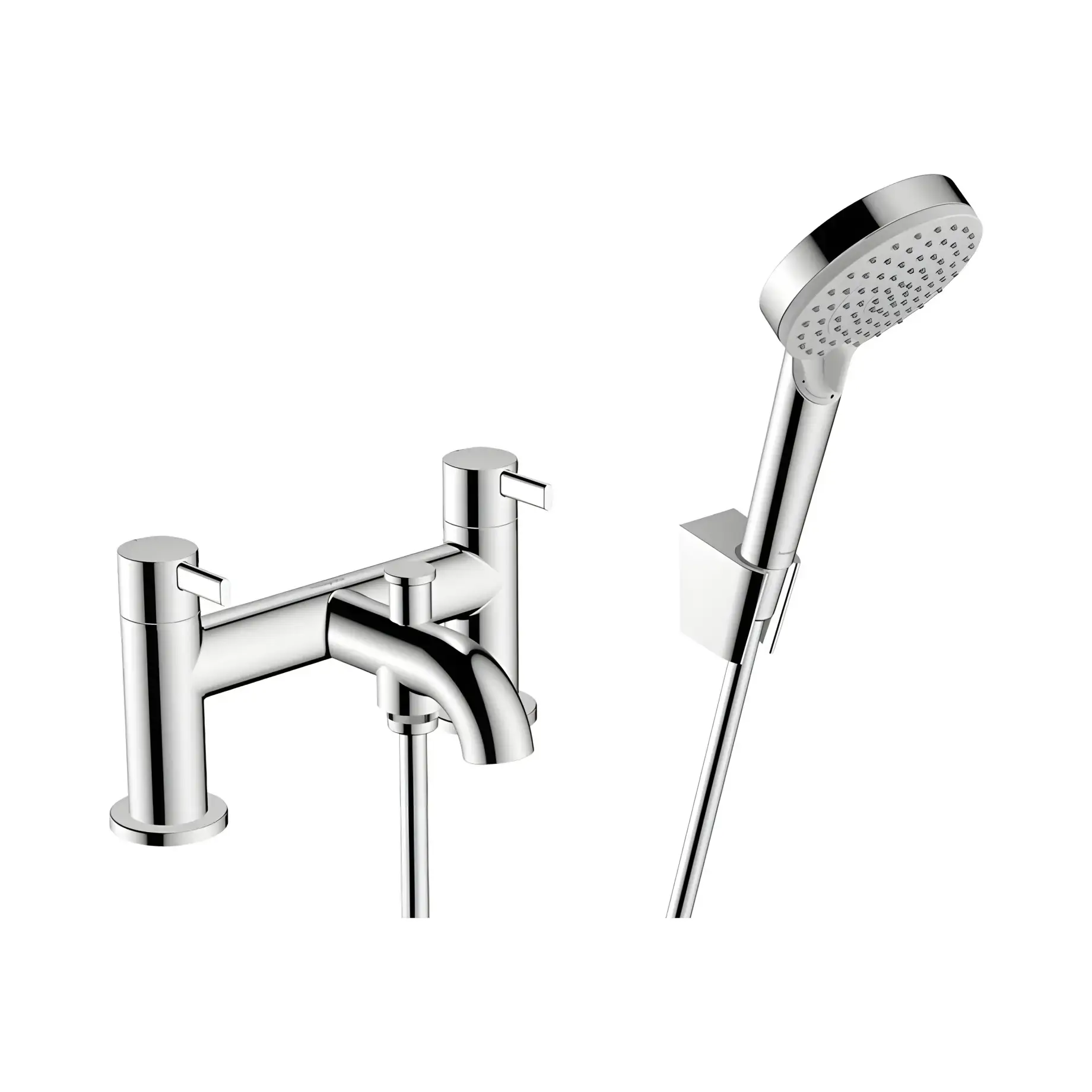 Змішувач для ванни Zesis S Hansgrohe 74424000 Chrome — вид на білому тлі