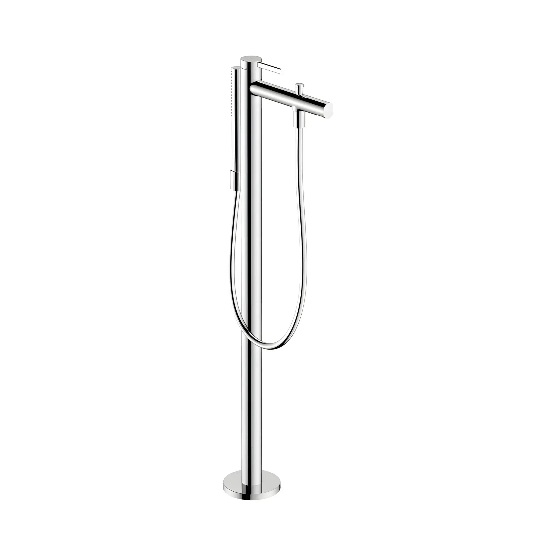 Змішувач для ванни Zesis S Hansgrohe 74445000 Chrome — вид на білому тлі