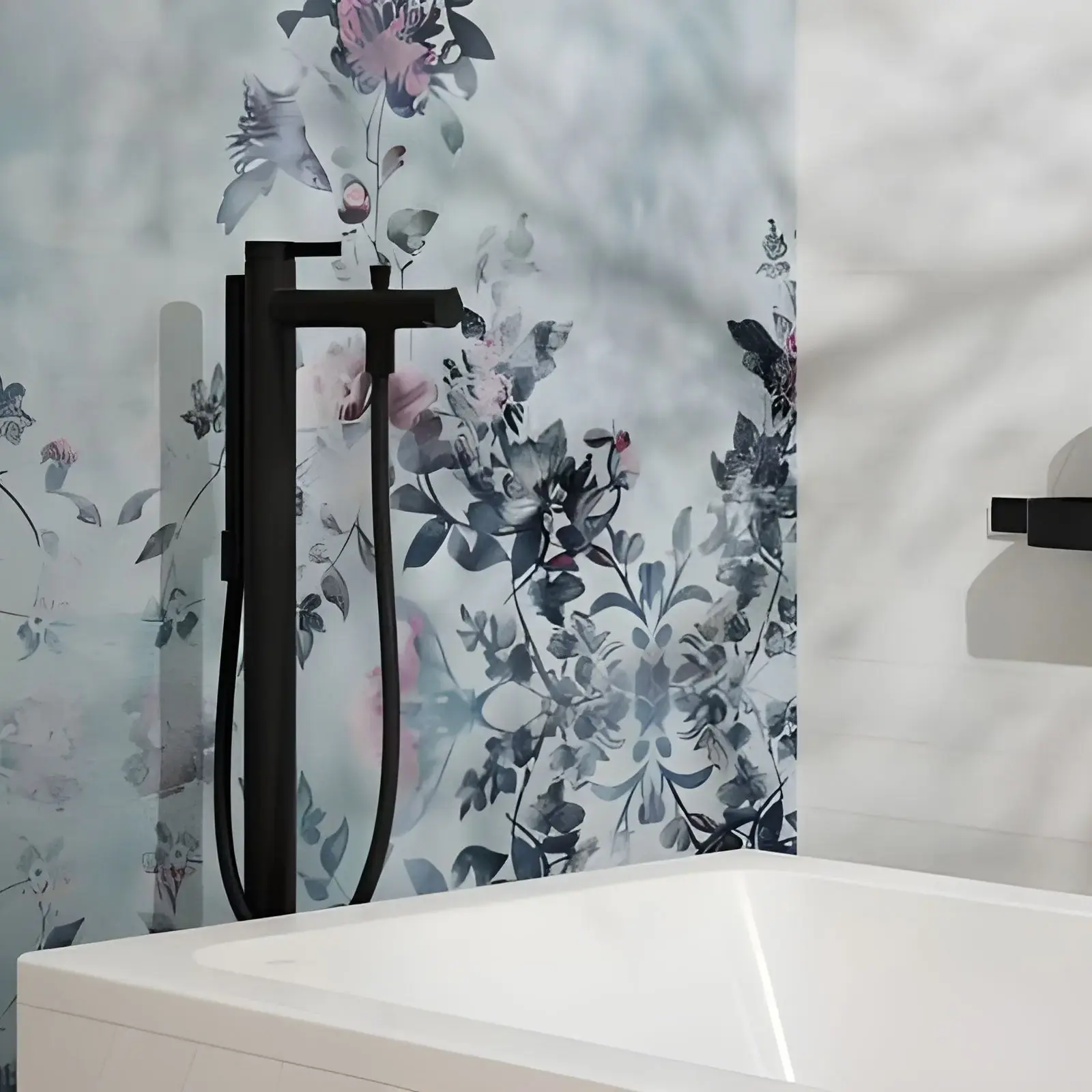Змішувач для ванни Zesis S Hansgrohe 74445670 Matt Black — вид спереду
