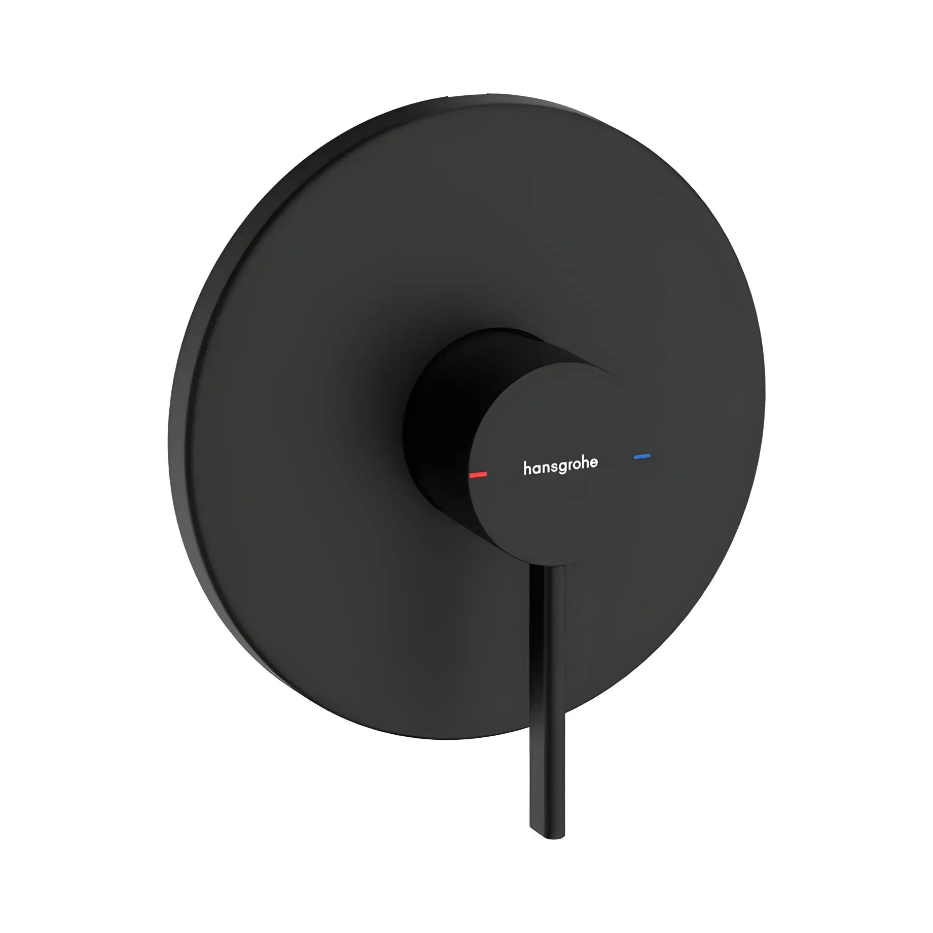 Змішувач для душу Zesis S Hansgrohe 74616670 Matt Black — вид на білому тлі