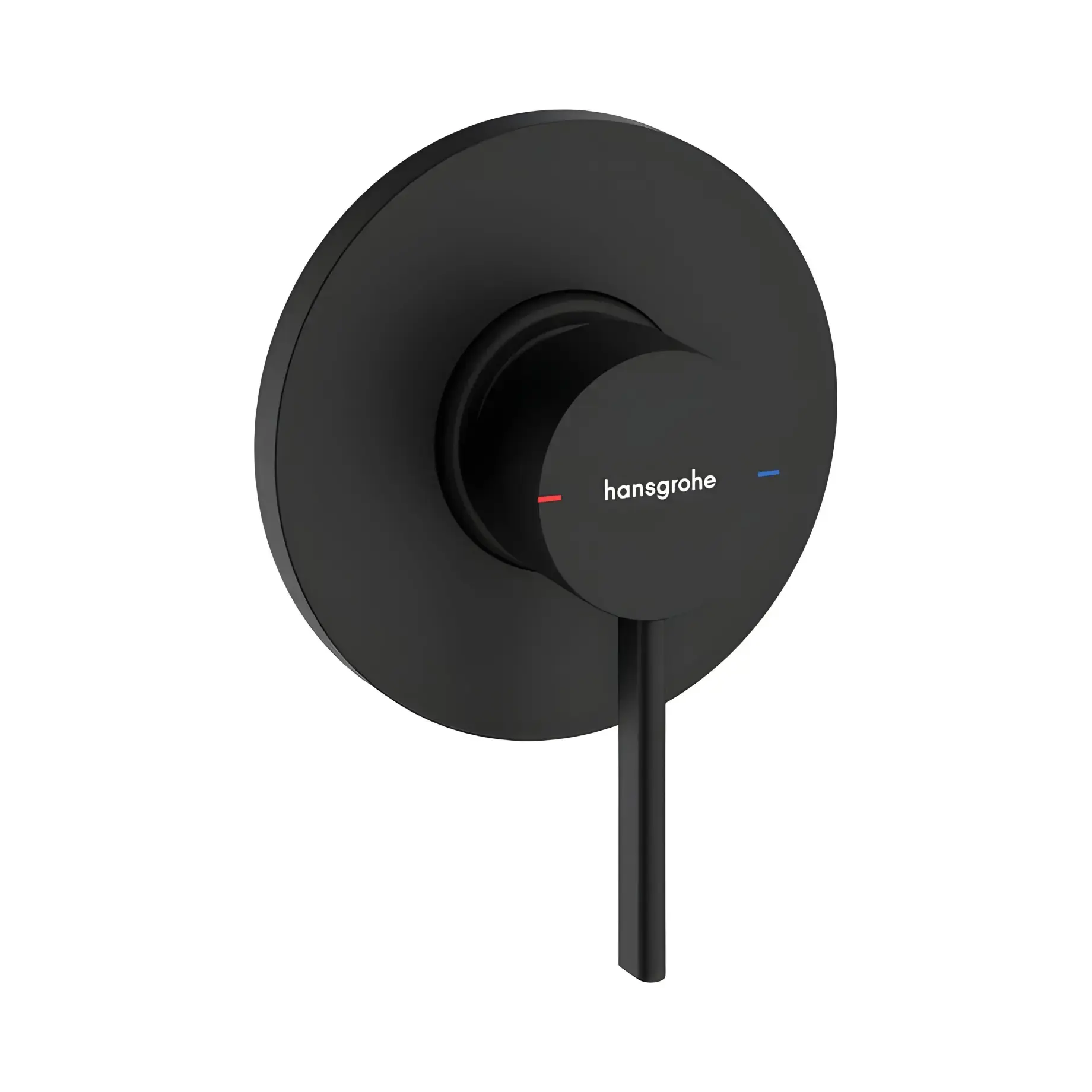 Змішувач для душу Zesis S Hansgrohe 74617670 Matt Black — вид на білому тлі