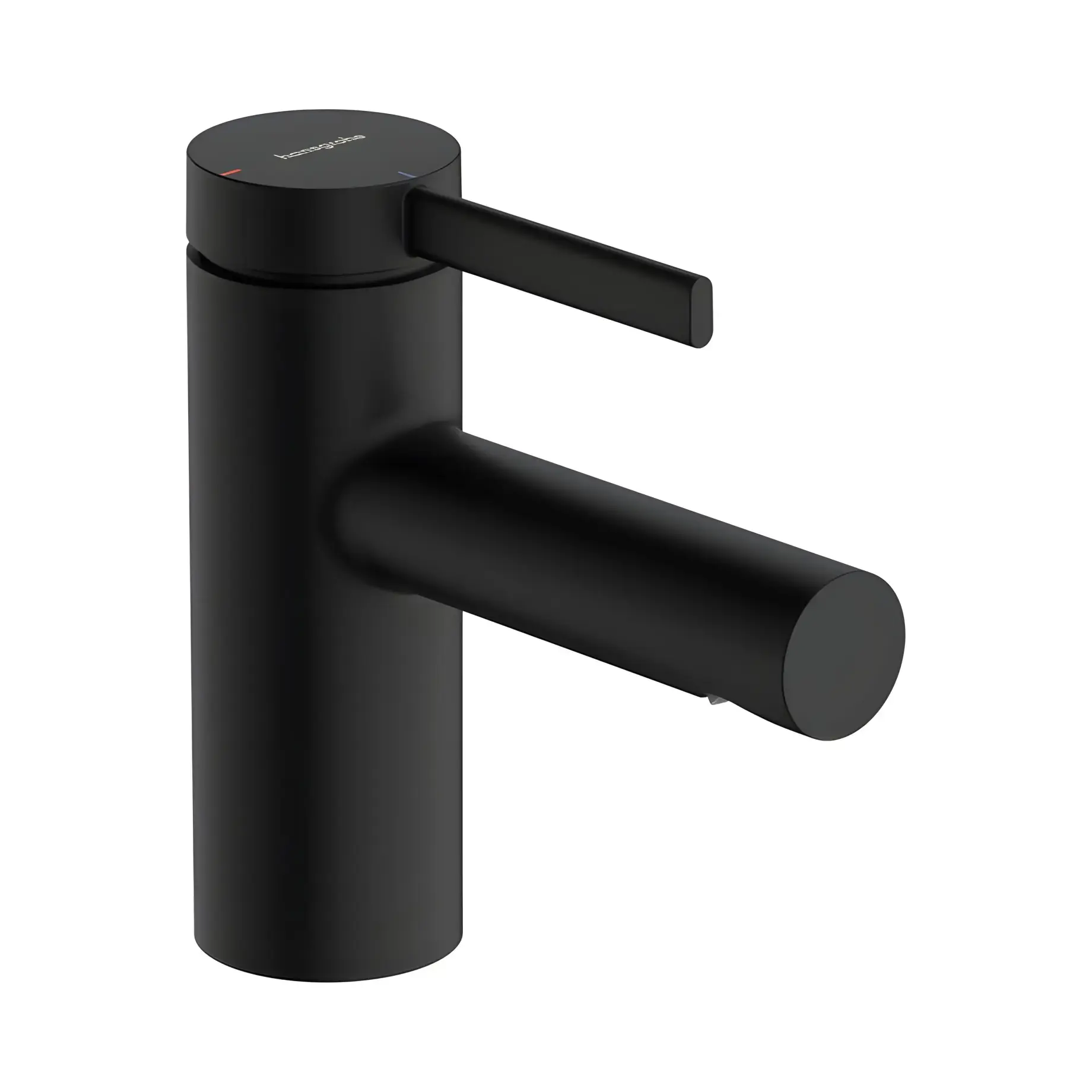 Змішувач для раковини Zesis S Hansgrohe 74710670 Matt Black — вид на білому тлі