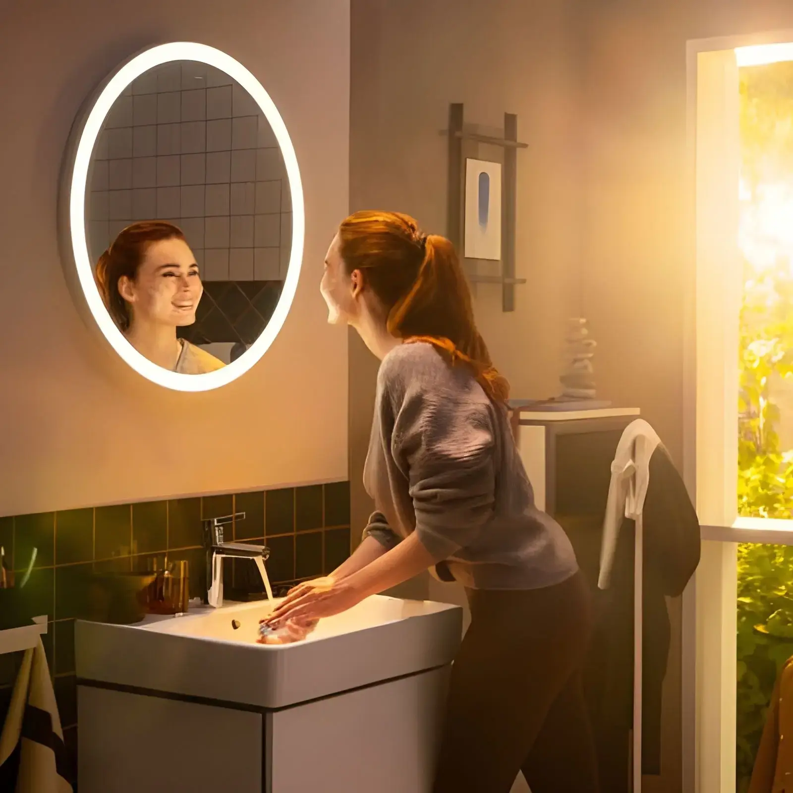 Смеситель для раковины Zesis S Hansgrohe 74721000 — вид спереди