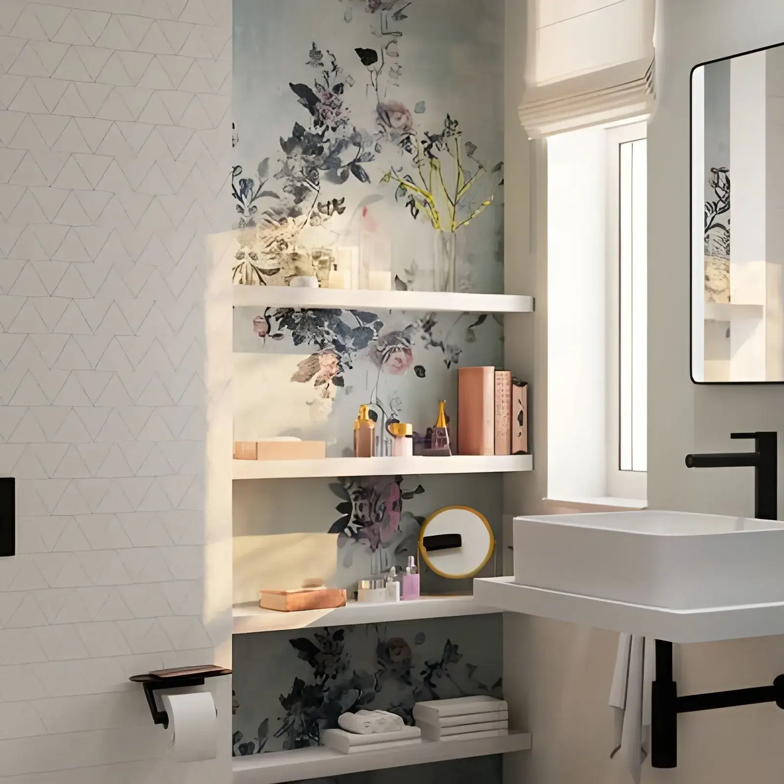 Змішувач для раковини Zesis S Hansgrohe 74730670 Matt Black — бічний ракурс