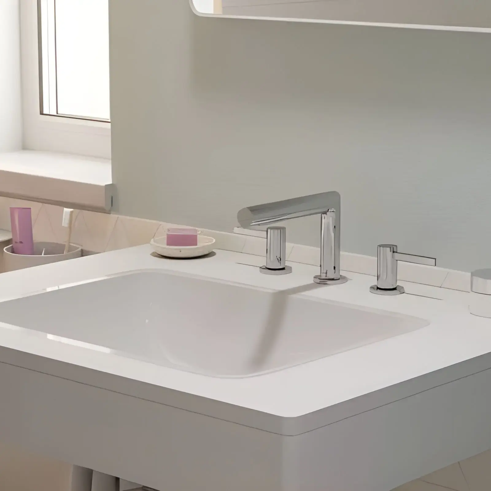 Змішувач для раковини Zesis S Hansgrohe 74733000 Chrome — вид спереду