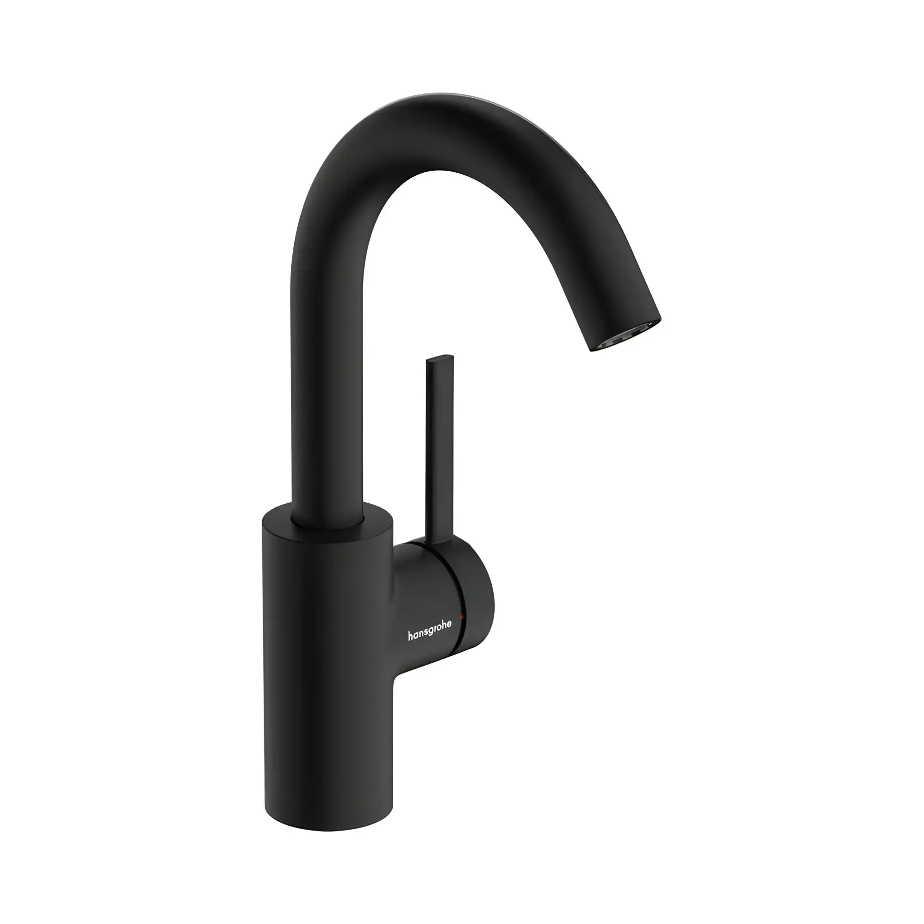 Змішувач для раковини Zesis S Hansgrohe 74740670 Matt Black — вид на білому тлі