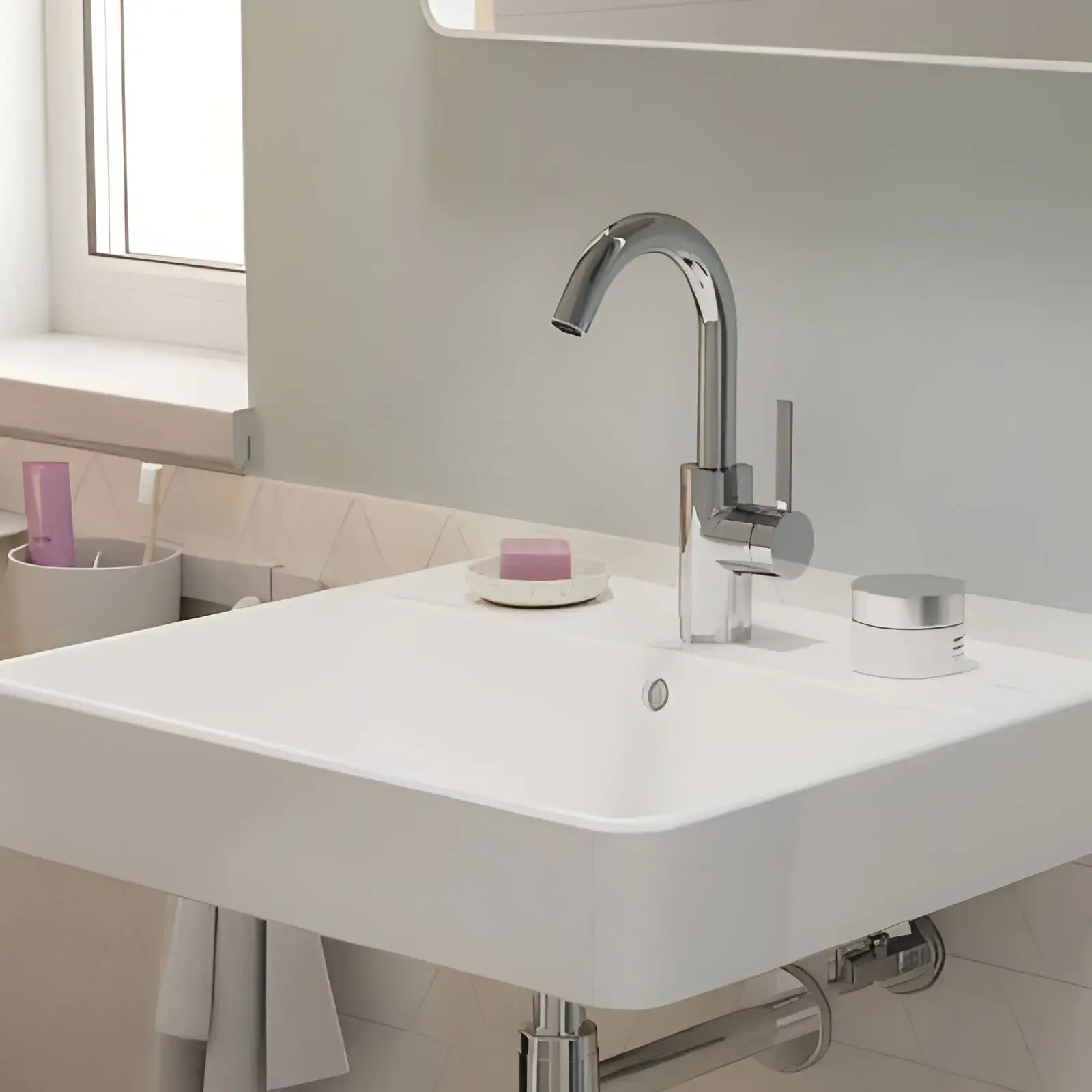 Змішувач для раковини Zesis S Hansgrohe 74741000 — вид спереду