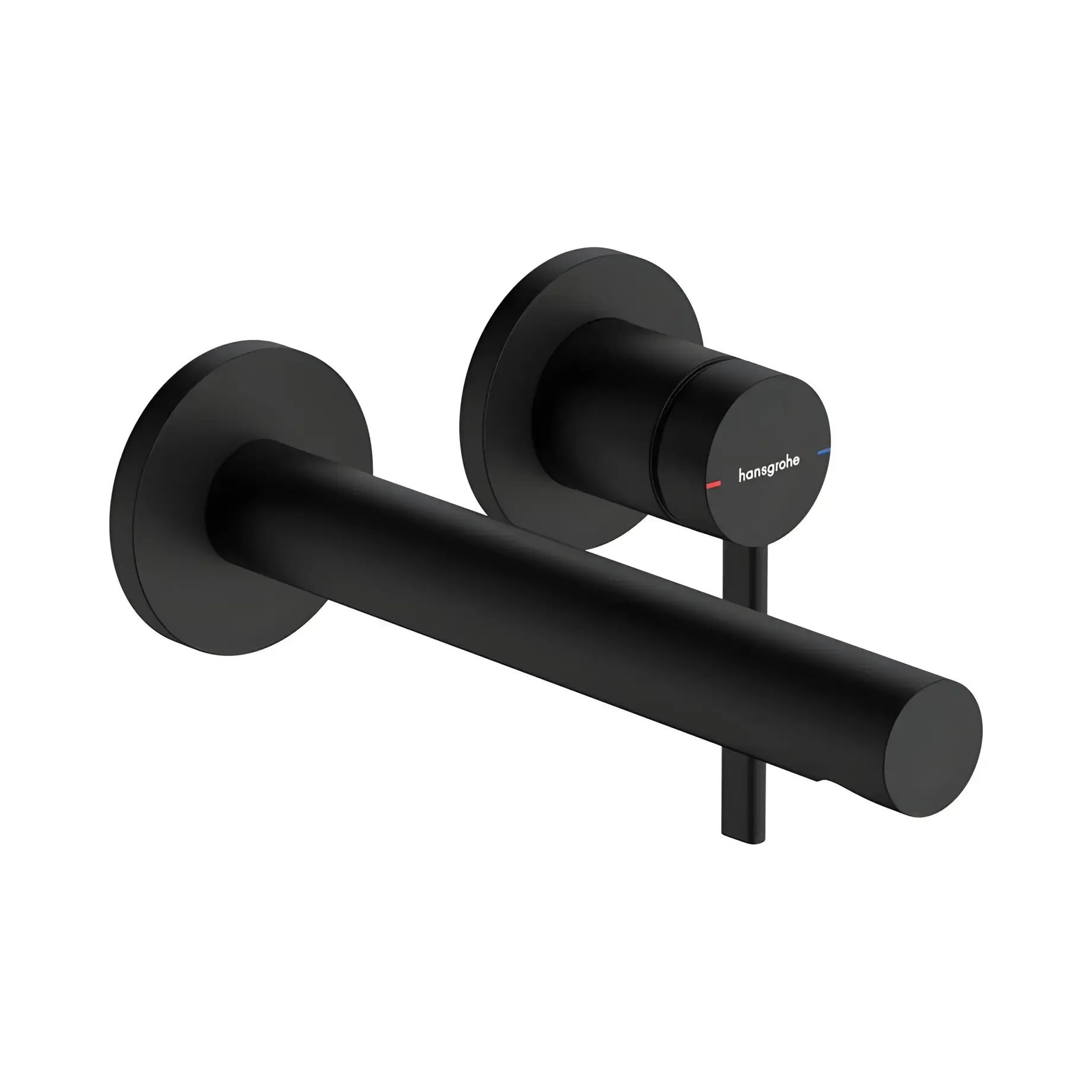 Змішувач для раковини Zesis S Hansgrohe 74750670 Matt Black — вид на білому тлі