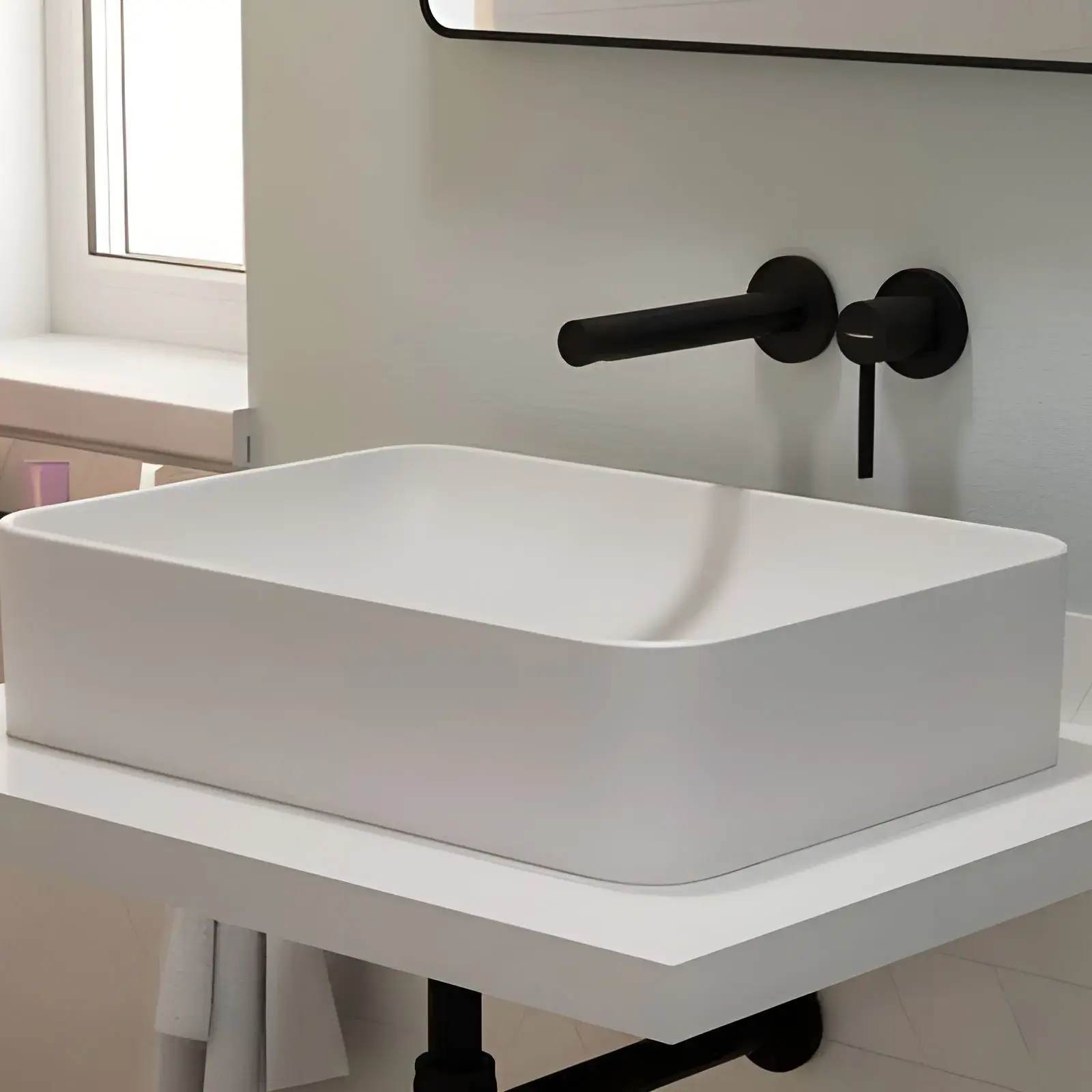 Змішувач для раковини Zesis S Hansgrohe 74750670 Matt Black — вид спереду