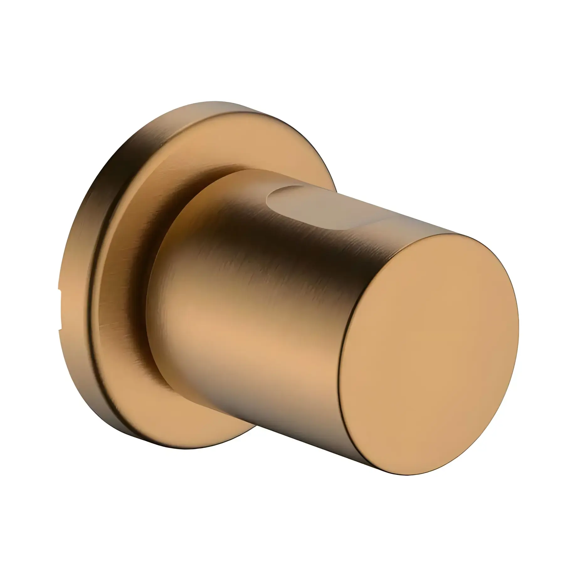 Запірний вентиль Zesis S Hansgrohe 74997140 Brushed Bronze — вид на білому тлі