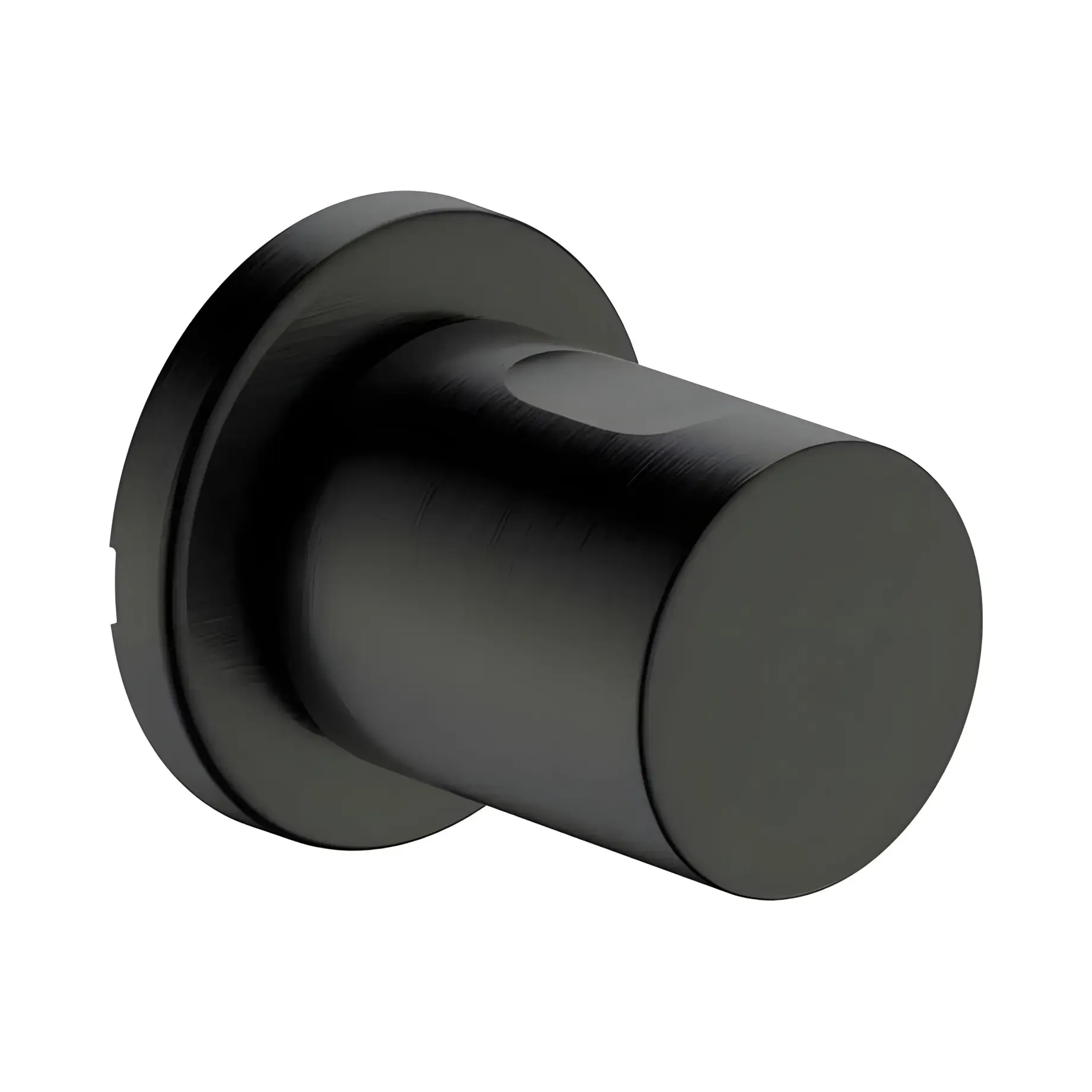 Запірний вентиль Zesis S Hansgrohe 74997340 Brushed Black Chrome — вид на білому тлі