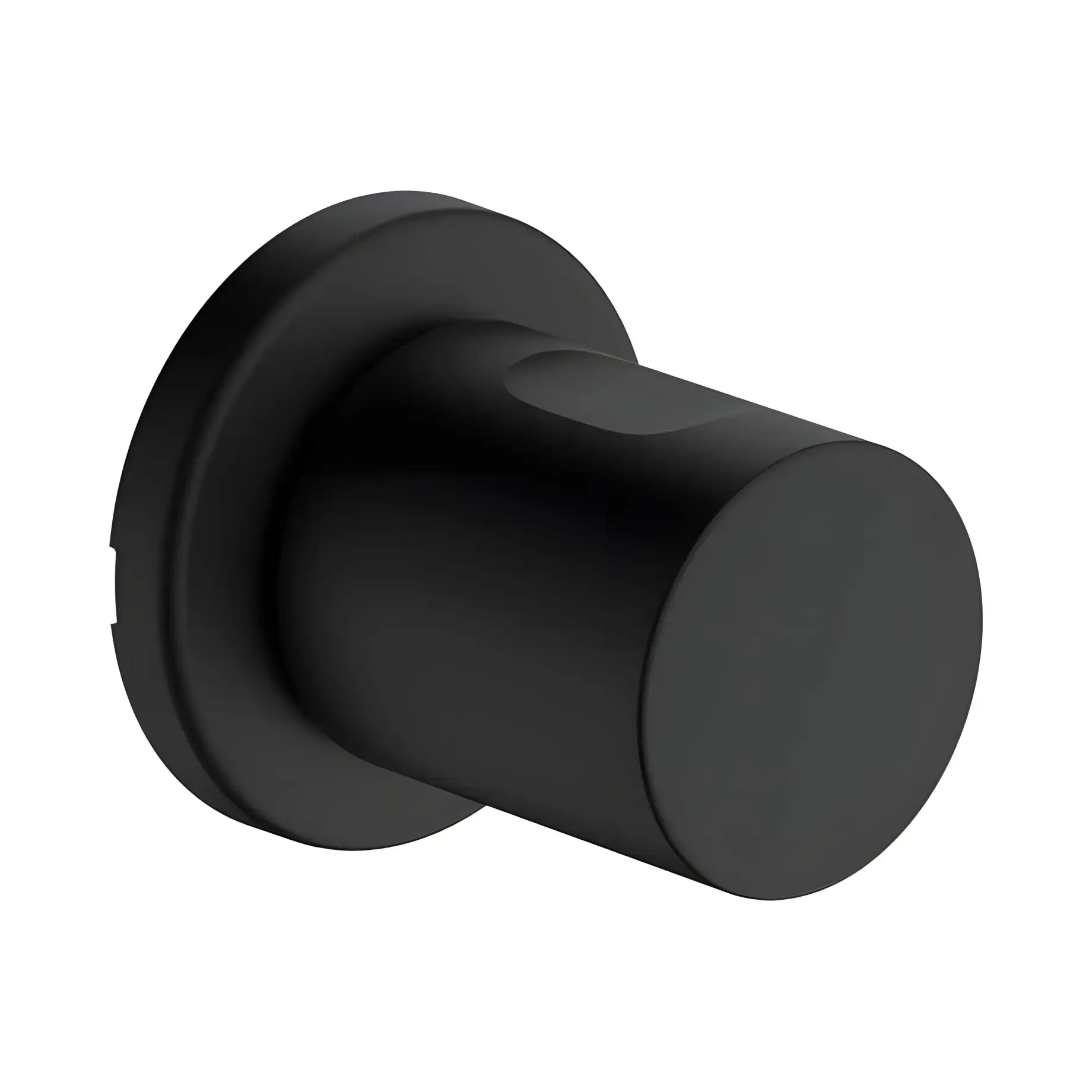 Запірний вентиль Zesis S Hansgrohe 74997670 Matt Black — вид на білому тлі
