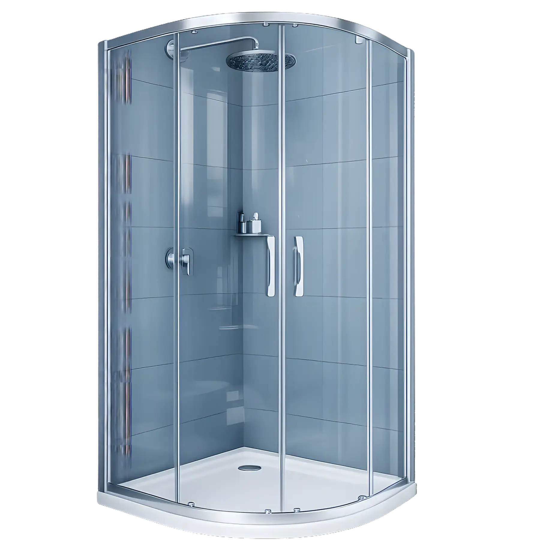 Душевая кабина X1 Flex Huppe 140601.069.322 80 х 80 см — вид спереди