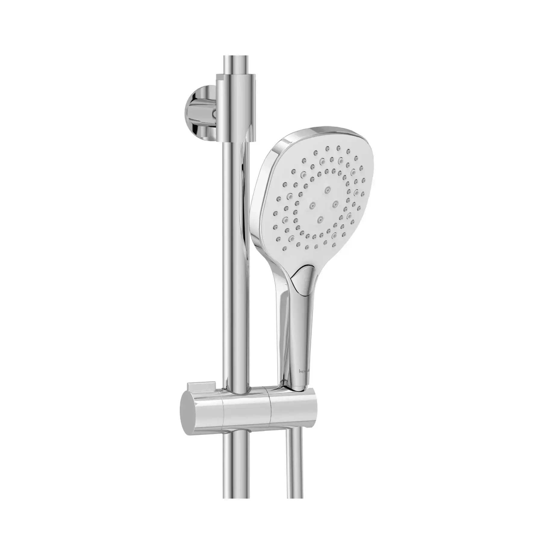 Душевая система со смесителем Bilovec Производитель t030S00901SP Chrome 30 х 19 см — боковой ракурс