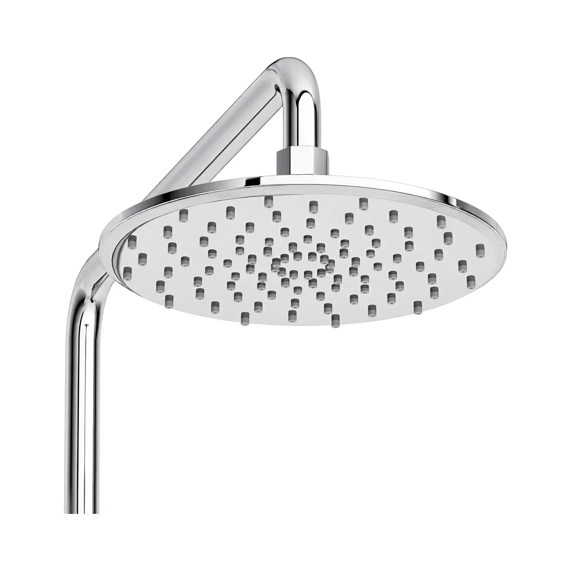 Душевая система с термостатом Bilovec Производитель t048B00901SR Chrome Ø23 см — вид спереди