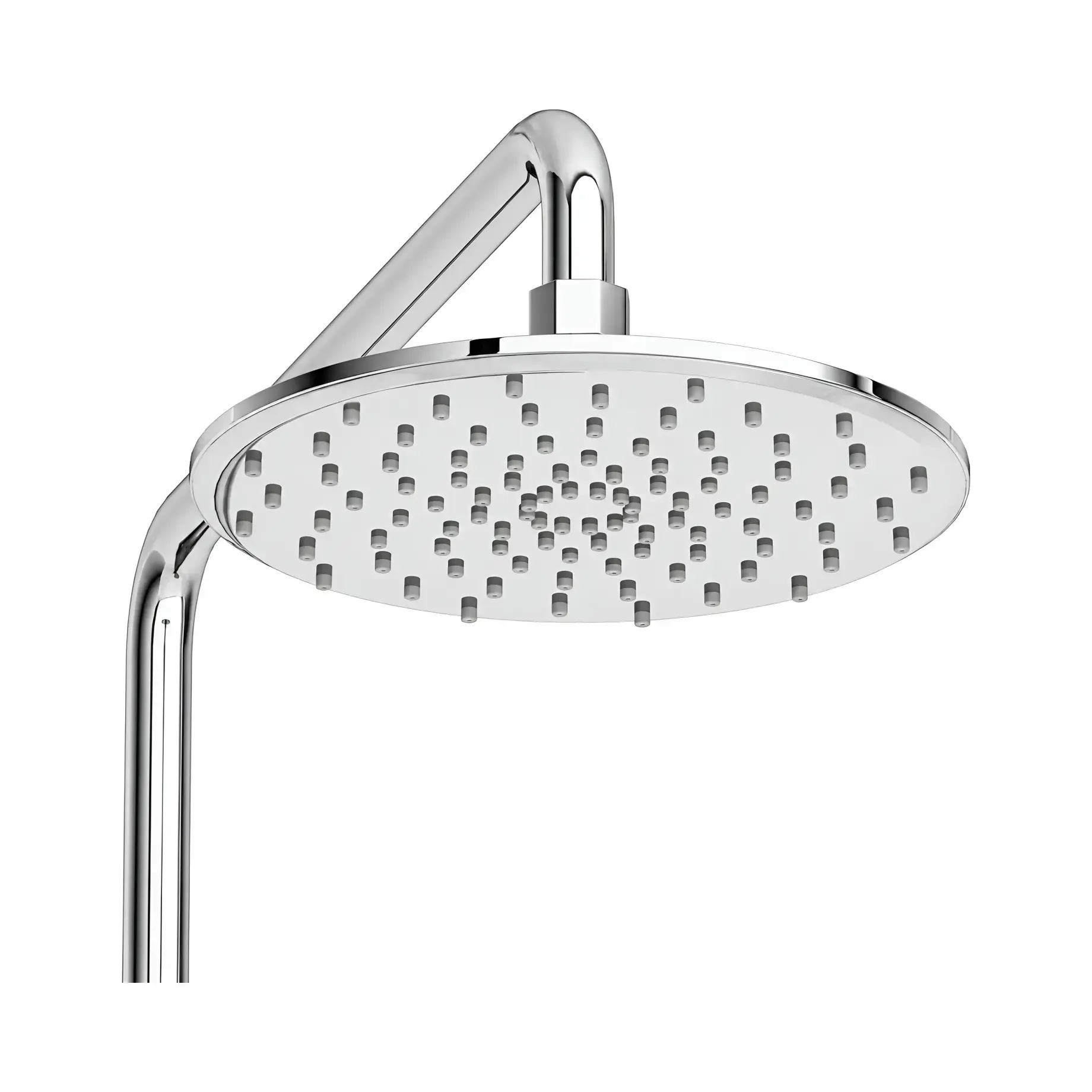 Душевая система с термостатом Bilovec Производитель t048S00901SR Chrome Ø23 см — вид спереди
