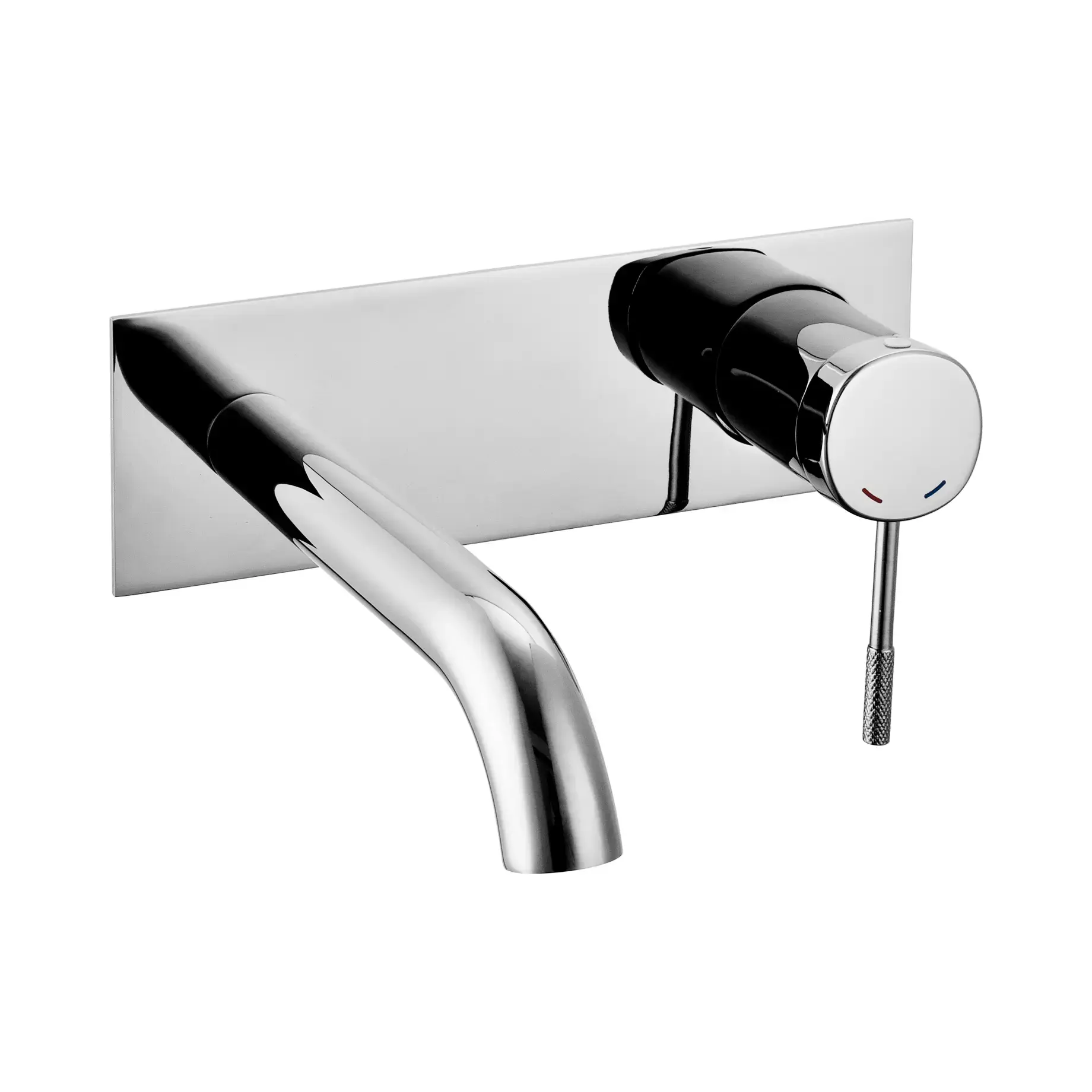 Змішувач для умивальника Brenta Imprese ZMK071901030 Chrome — вид на білому тлі