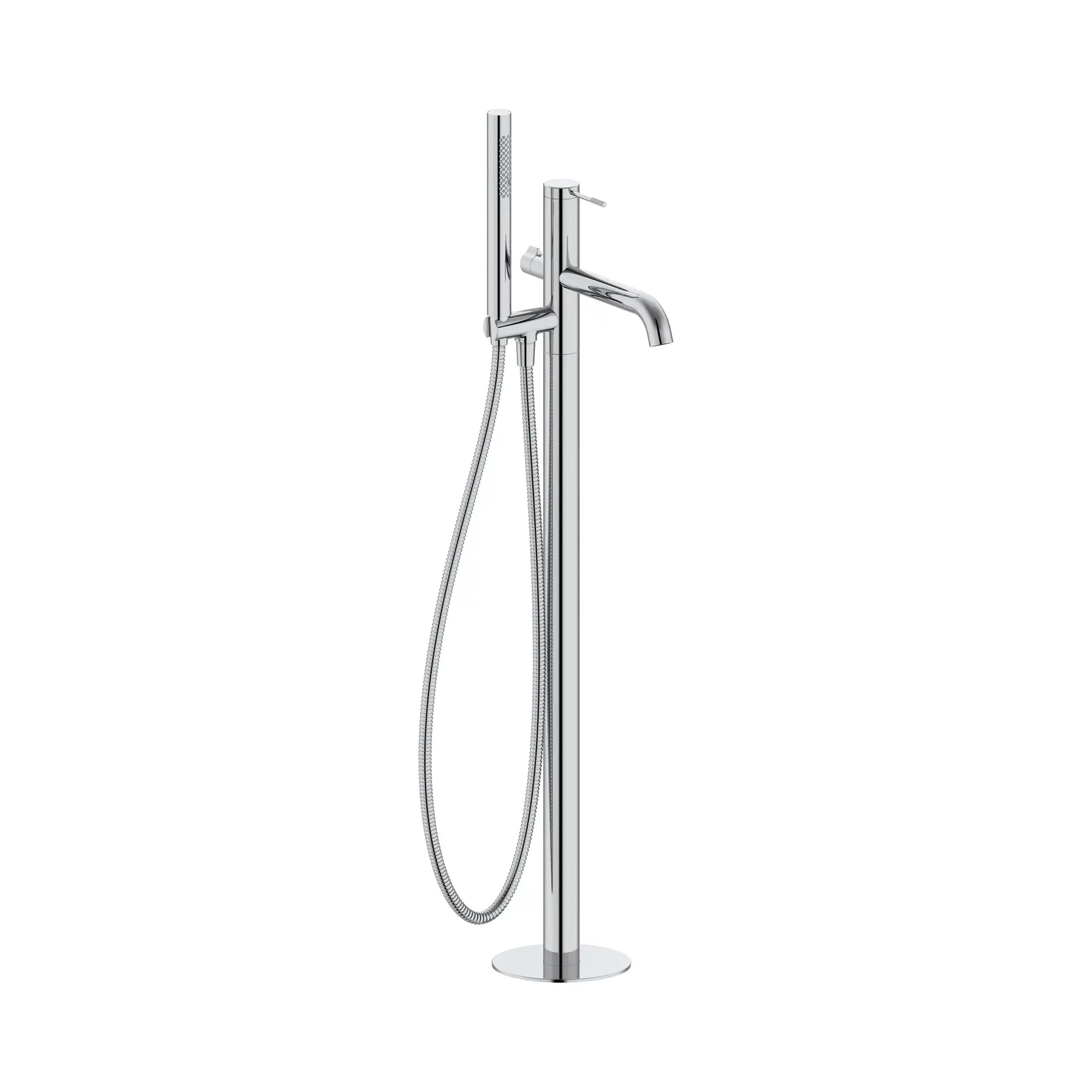 Змішувач для ванни Brenta Imprese ZMK071901060 Chrome — вид на білому тлі