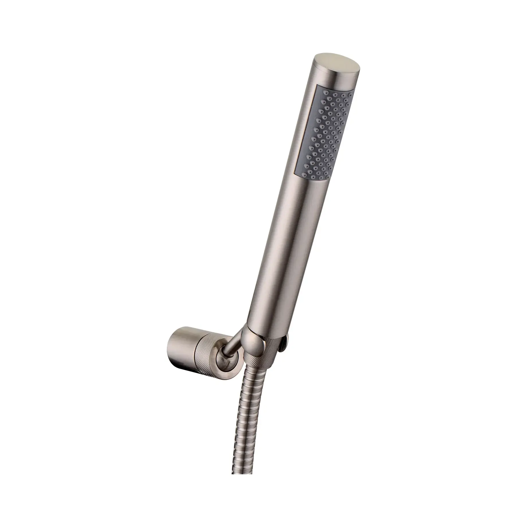 Душовий гарнітур Brenta Imprese ZMK081906100 Brushed Nickel — вид на білому тлі