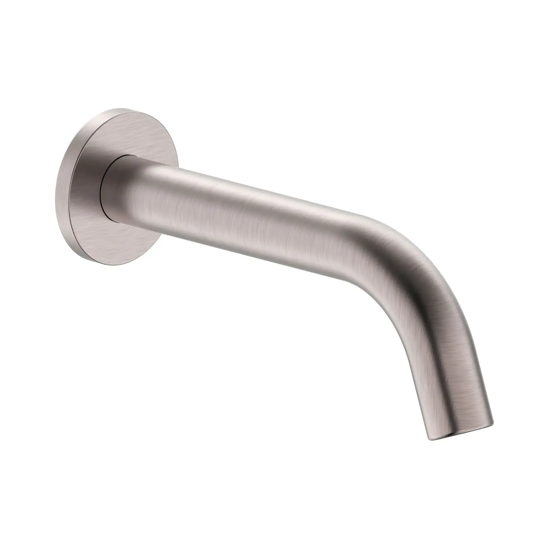 Вилив для ванни Brenta Imprese ZMK081906300 Brushed Nickel — вид на білому тлі
