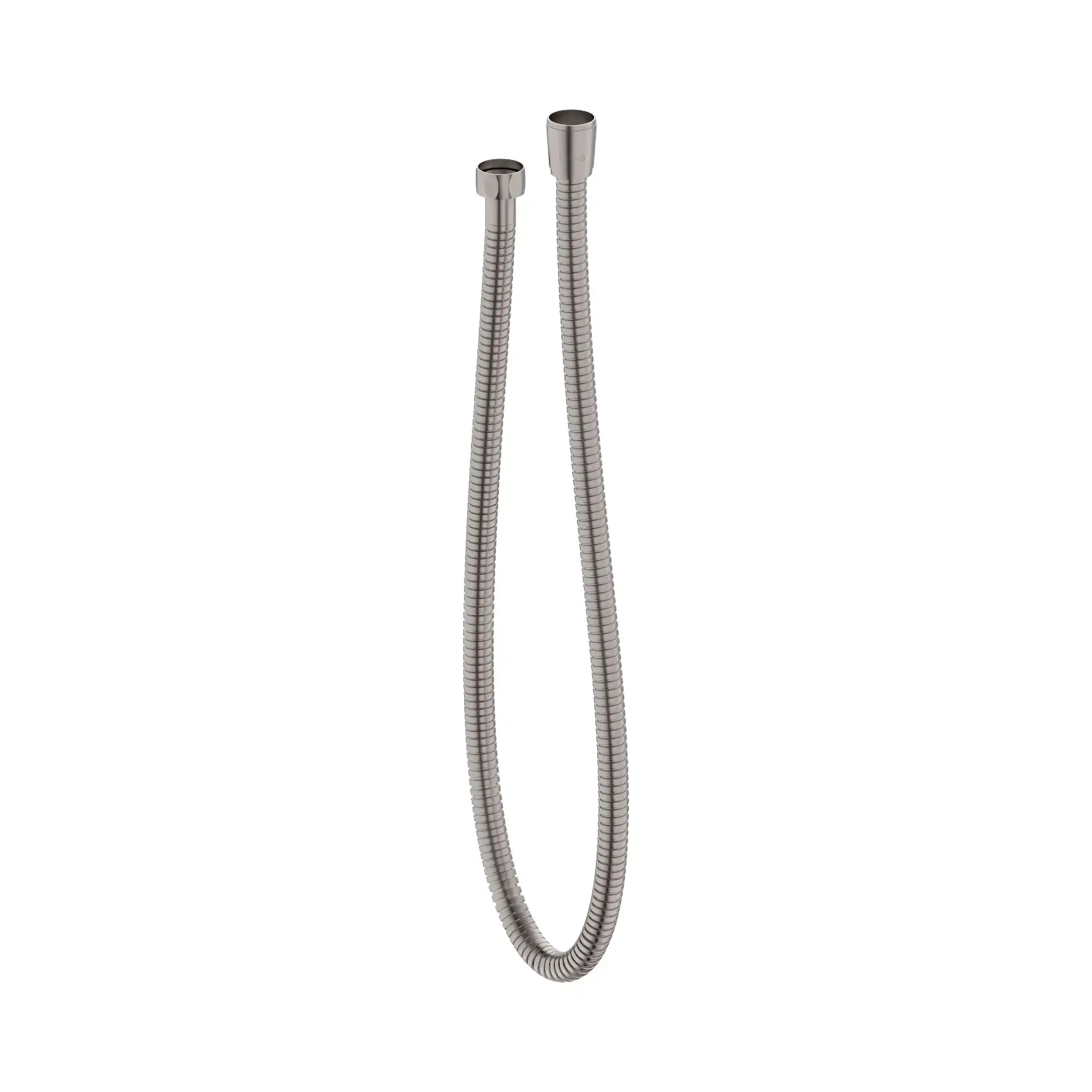 Шланг для душу SS 175 см Brenta Imprese ZMK0823060361 Brushed Nickel — вид на білому тлі