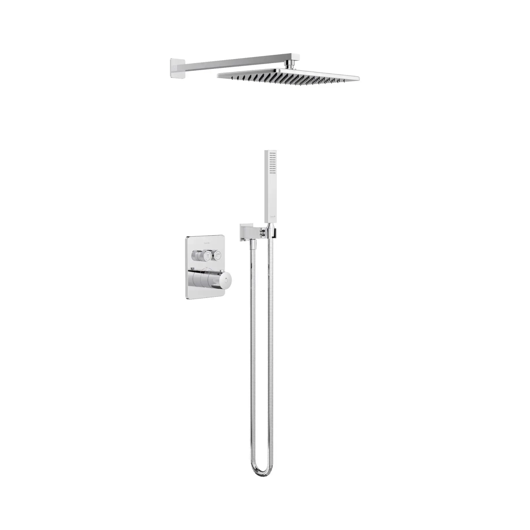 Комплект душової системи Grafiky Imprese ZMK0624010481 Chrome — вид на білому тлі