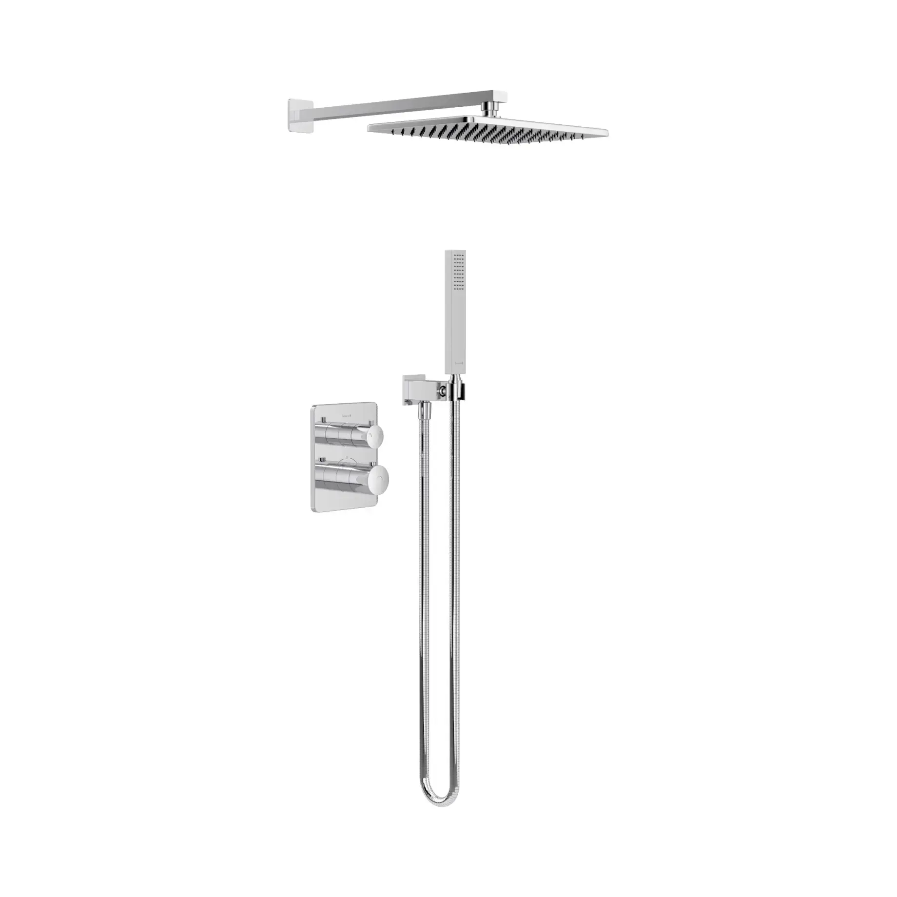 Комплект душової системи Grafiky Imprese ZMK0624010482 Chrome — вид на білому тлі