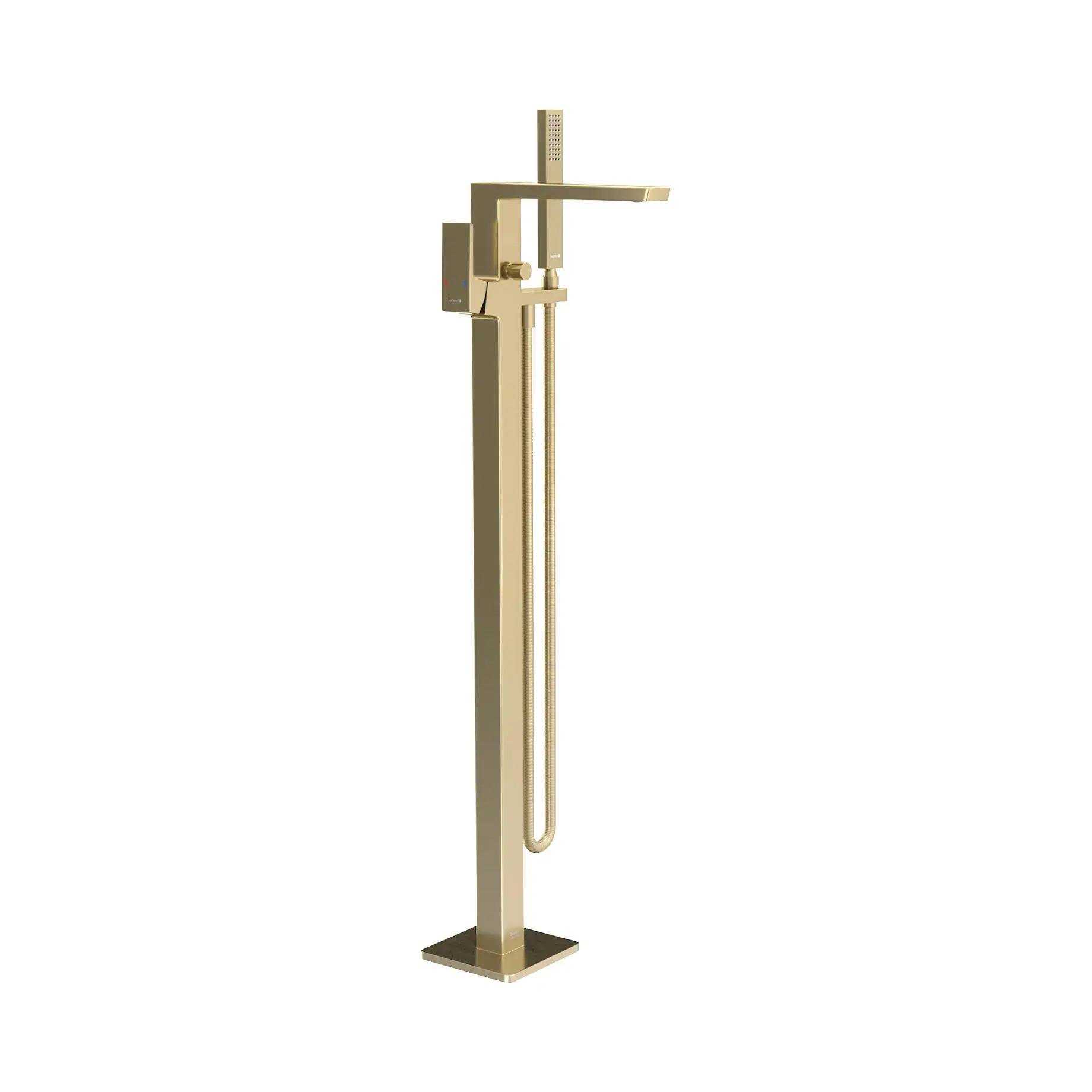 Змішувач для ванни Grafiky Imprese ZMK172415032 Brushed Bronze — вид на білому тлі