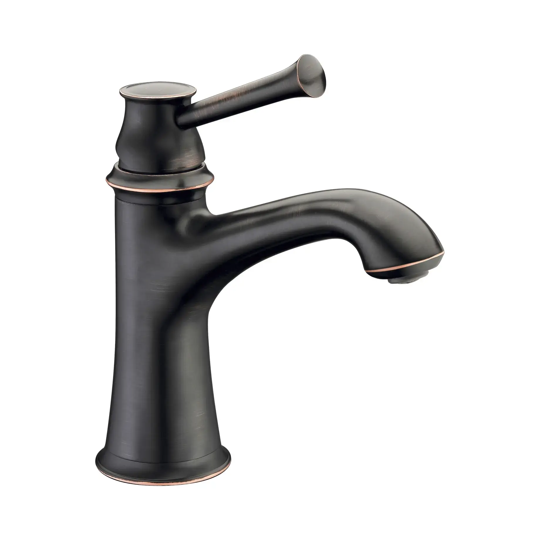 Змішувач для умивальника Podzima Zrala Imprese ZMK02170801 Tuscan Bronze — вид на білому тлі