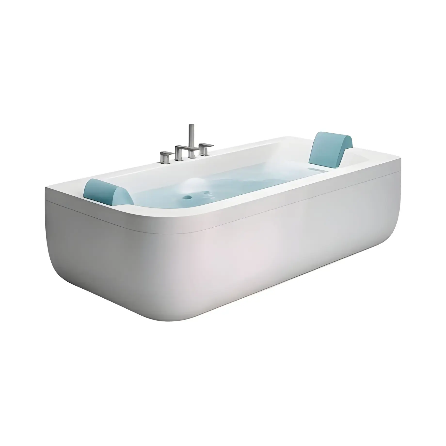 Ванна гідромасажна AQUASOUL DOUBLE правостороння Jacuzzi AQU50012A45 — вид на білому тлі