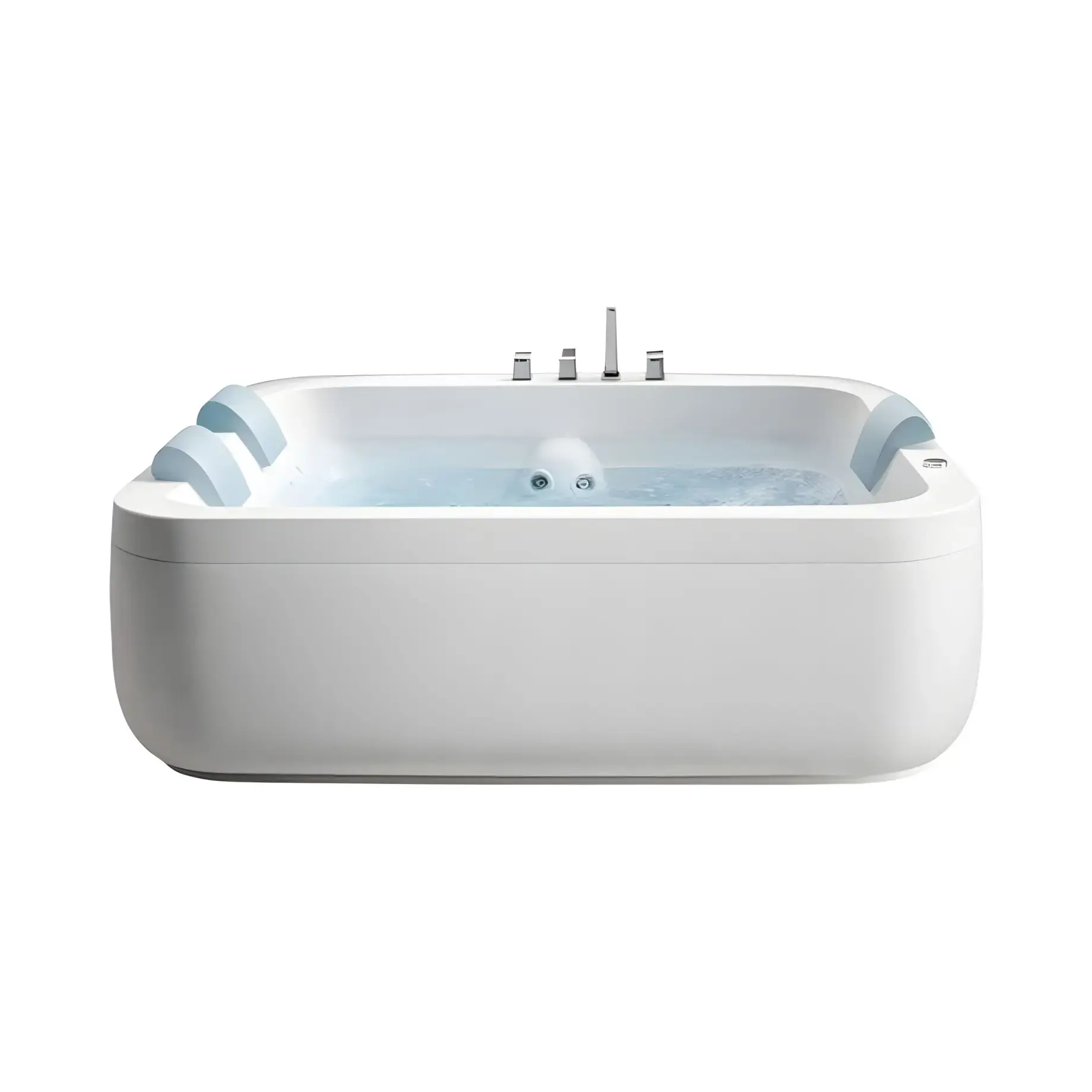 Ванна гідромасажна AQUASOUL EXTRA Jacuzzi AQU70010A00 Gloss White 190 х 150 см — вид на білому тлі