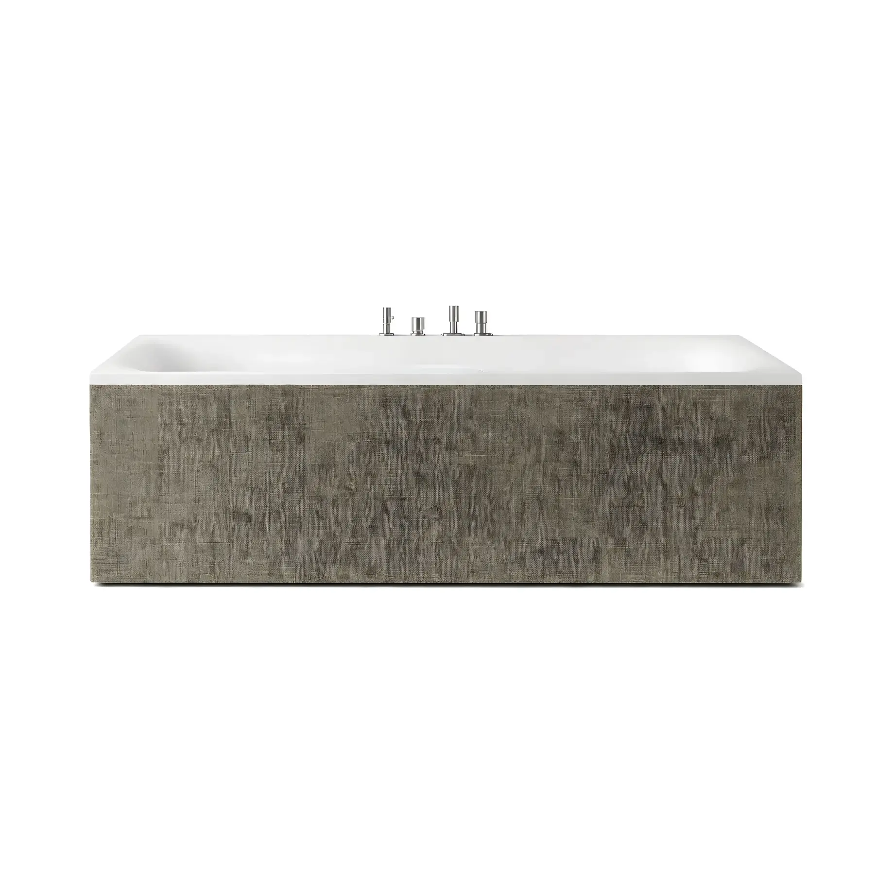 Ванна акрилова гідромасажна Arga Jacuzzi ARG201C0300+9440B41A Gloss White 180 х 90 см — вид на білому тлі