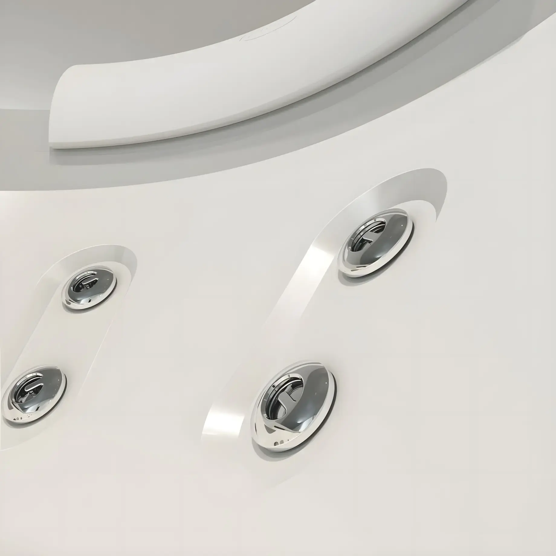 Ванна гідромасажна AURA PLUS CORIAN Jacuzzi AUR303K0A00+720206271 — ракурс 3/4